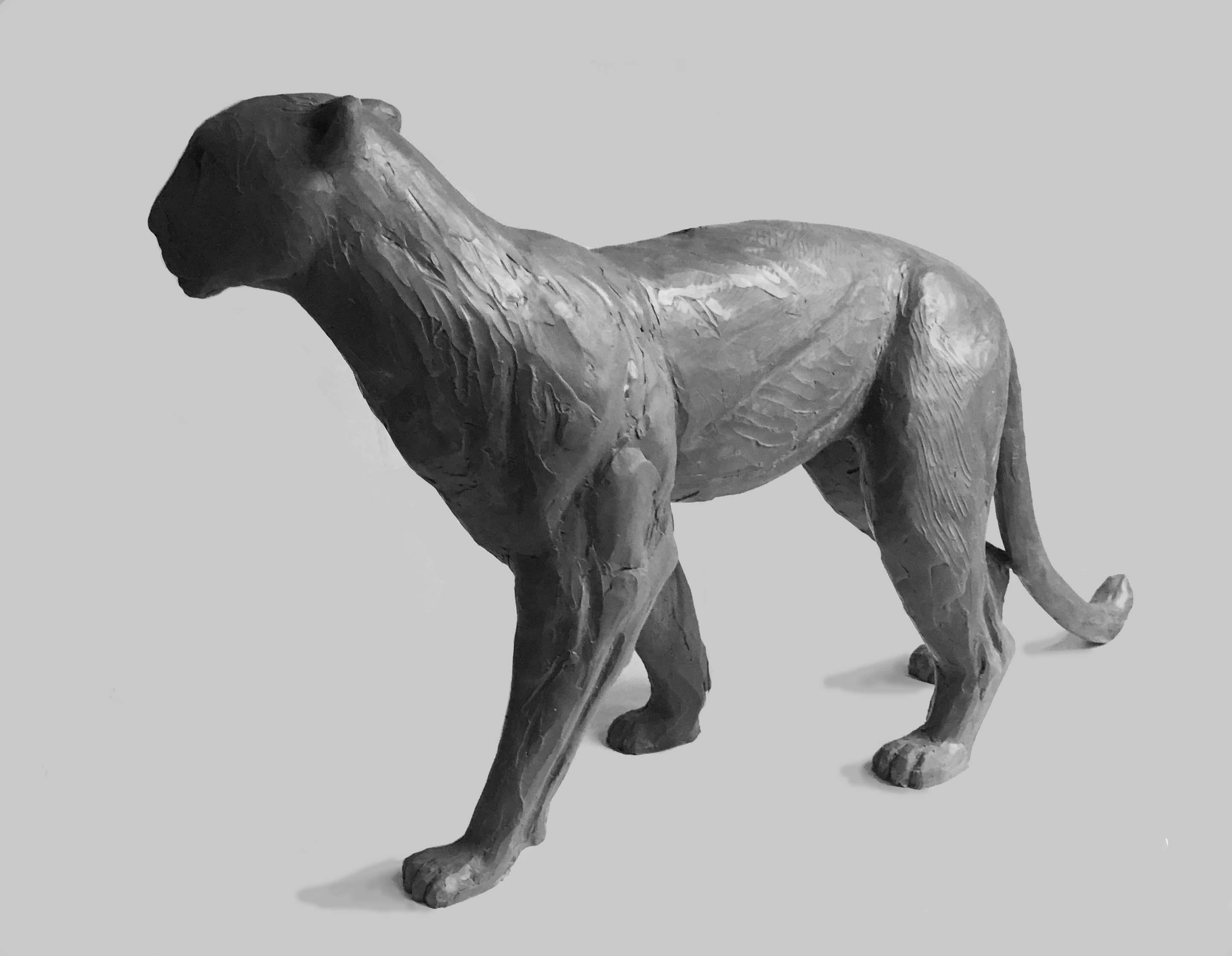 Panthere curieuse - Sculpture Contemporáneo de Jorge Borras