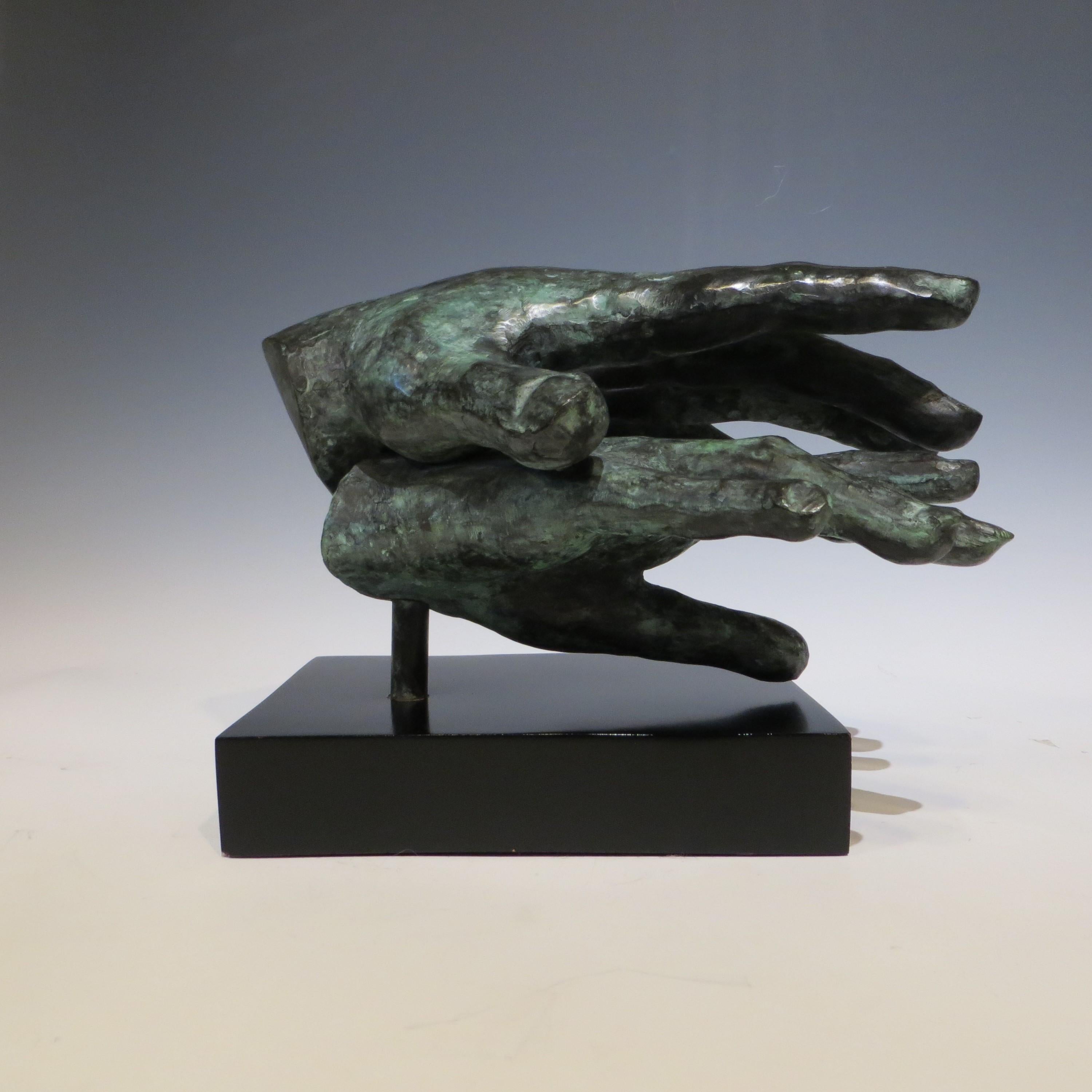 Gerard Ramon Nude Sculpture - Hand Game by Gérard Ramon