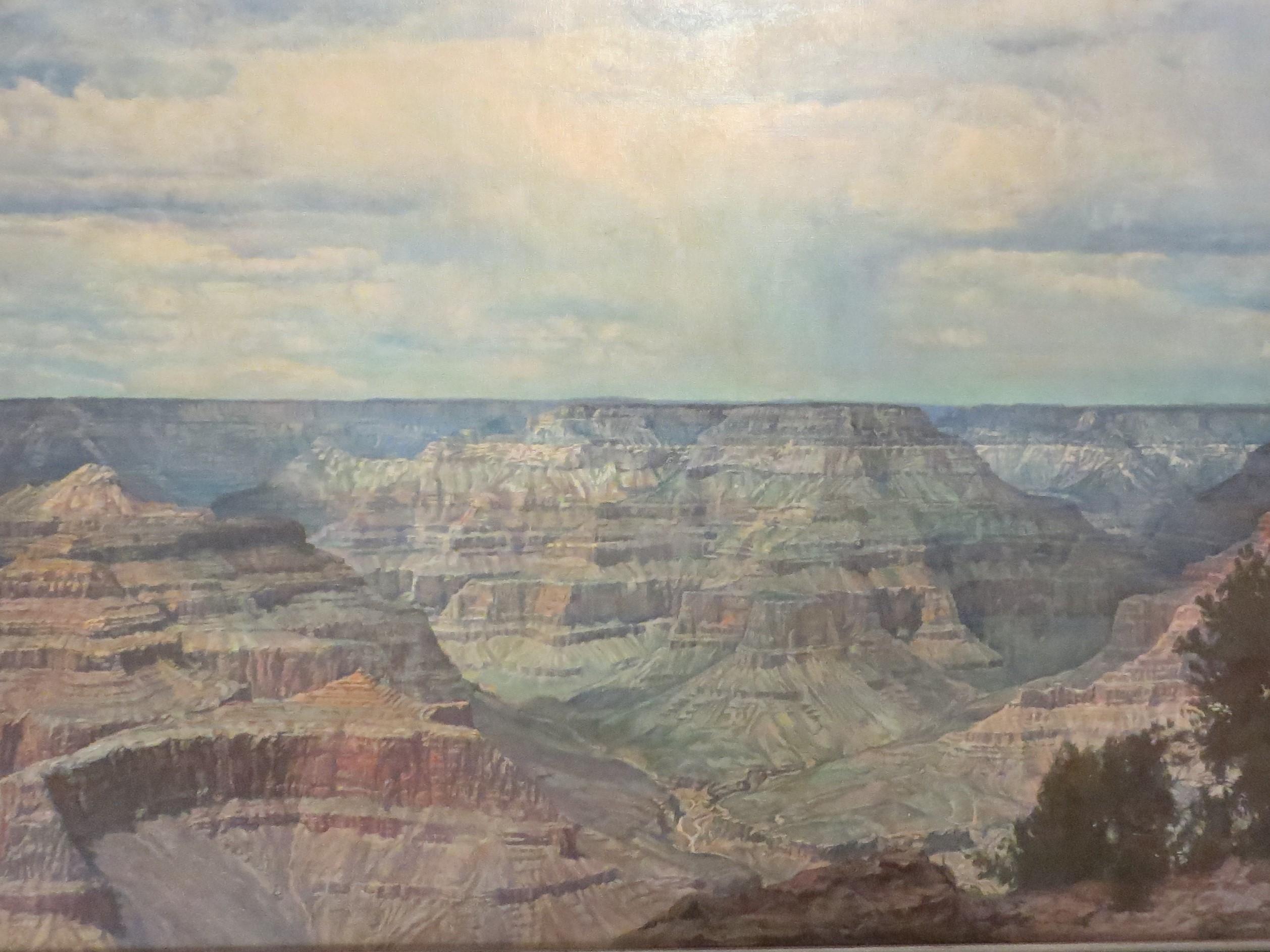 Albert Londraville  Landscape Painting - Grand Canyon view from Maricopa point 