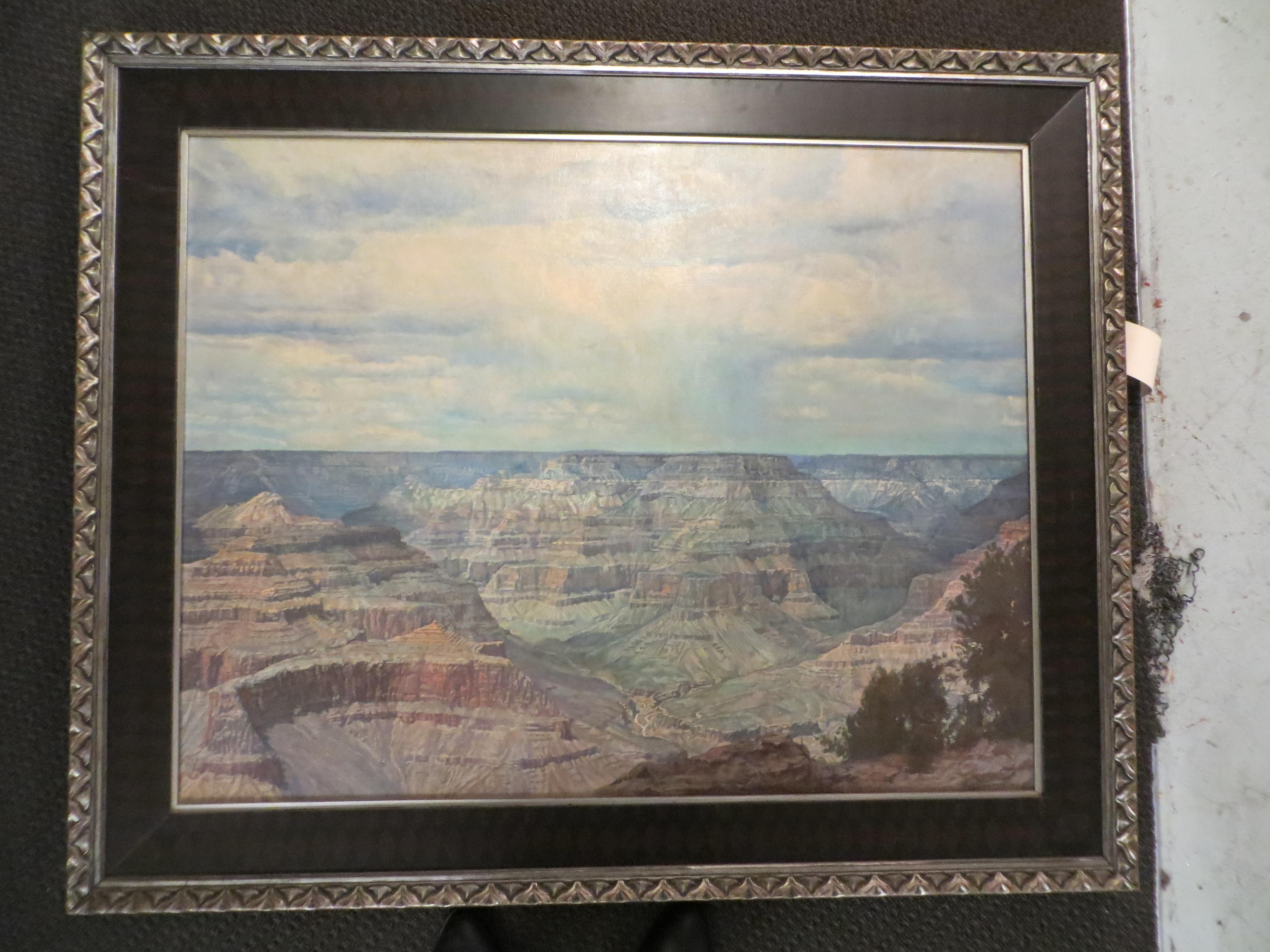 Grand Canyon view from Maricopa point  - Painting by Albert Londraville 