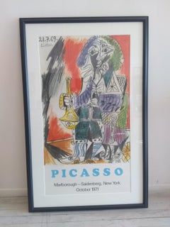 Man with Horn, " Rare Original Poster after Pablo Picasso