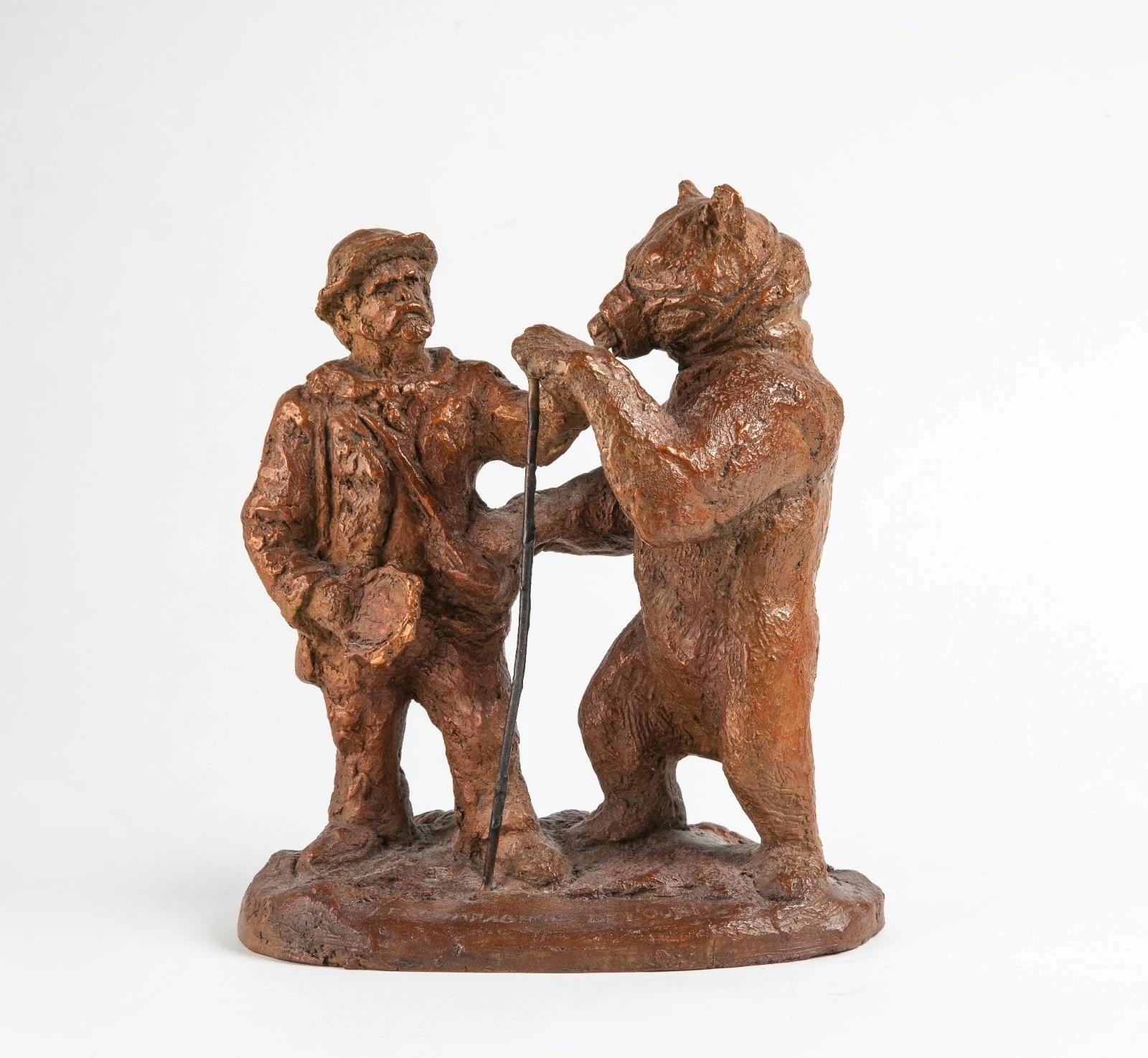 Robert Godefroy Figurative Sculpture - Les Compagnons De L'Oubli