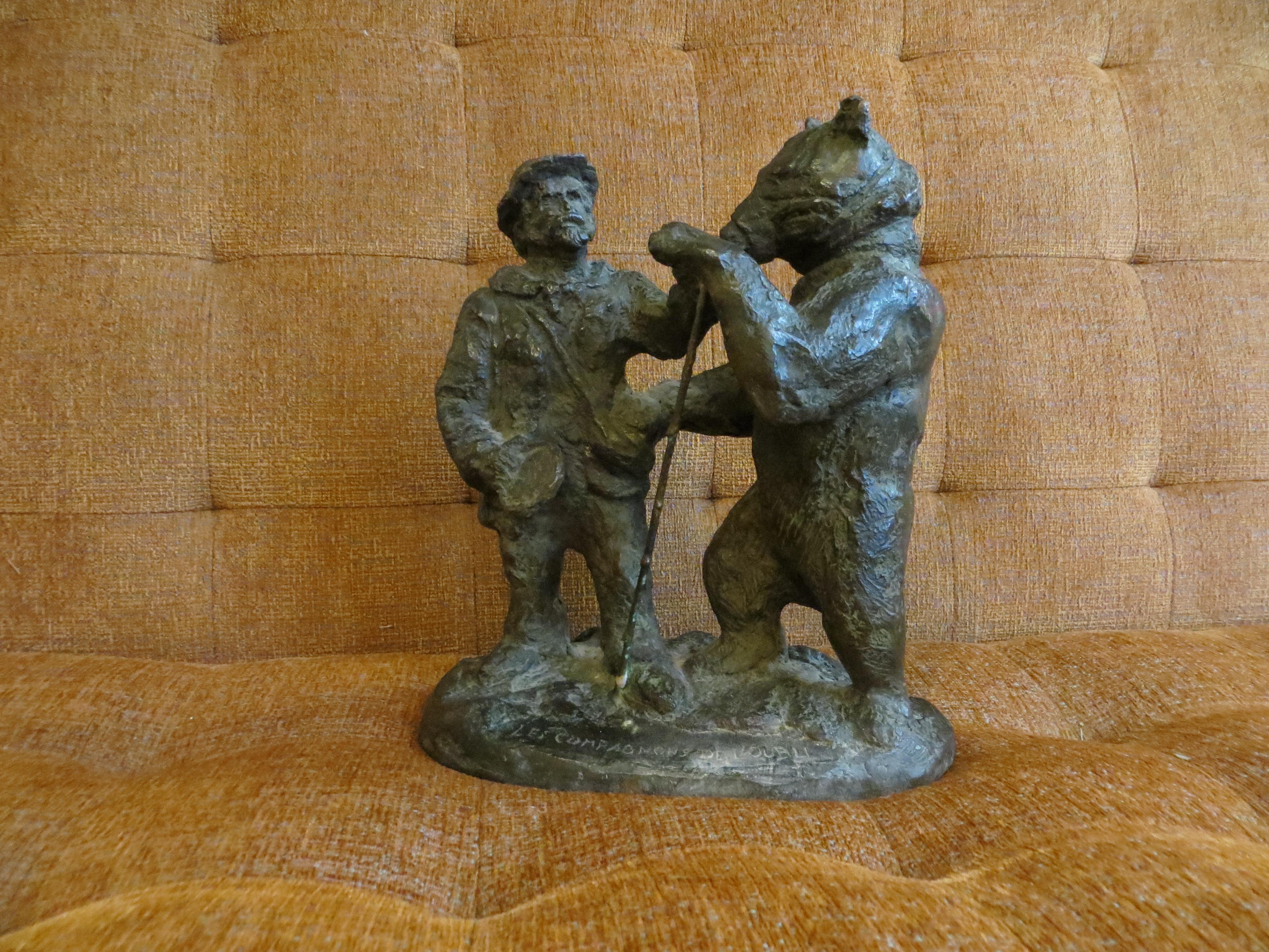 Les Compagnons De L'Oubli - Sculpture by Robert Godefroy