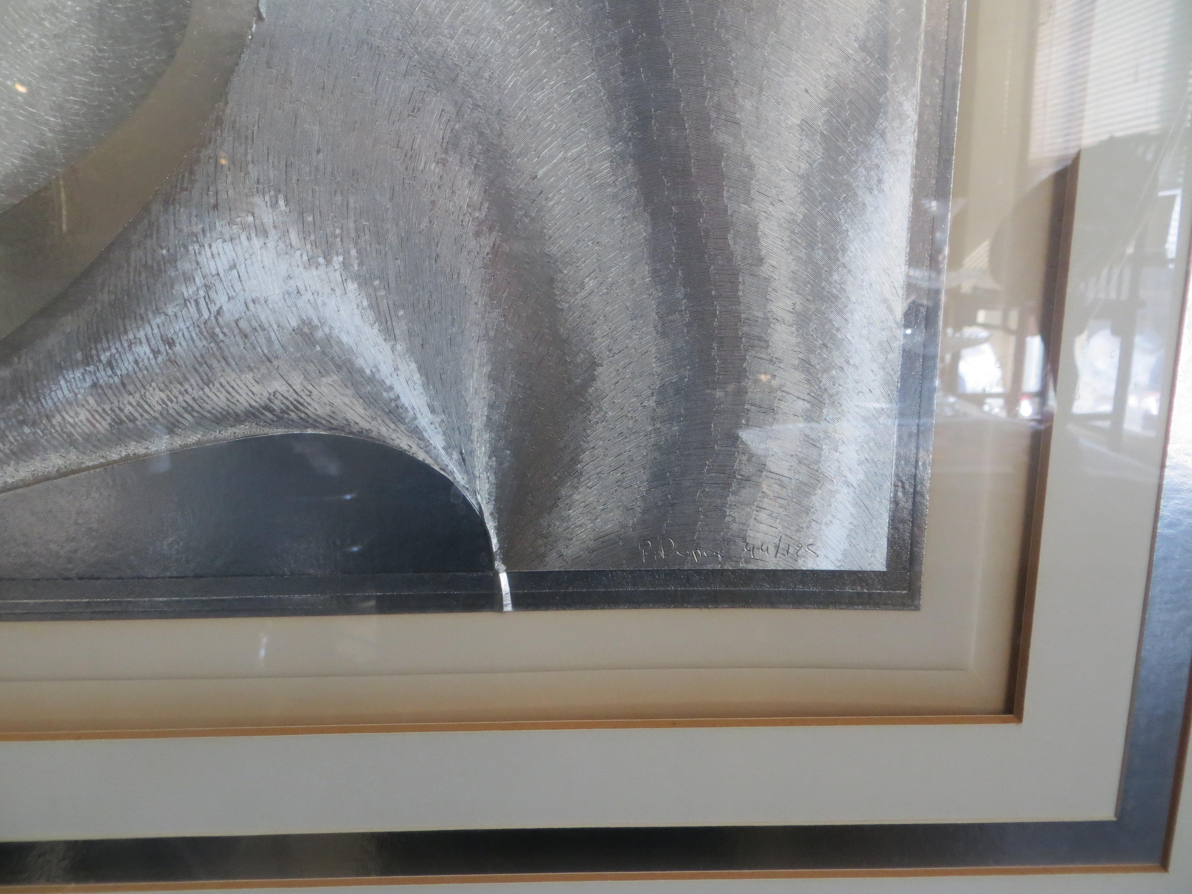 Ohne Titel Estampe/aluminium - Print by Patrick Dupre 