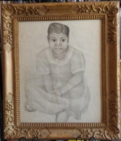 Little Girl Portrait by Carlos Orozco Romero