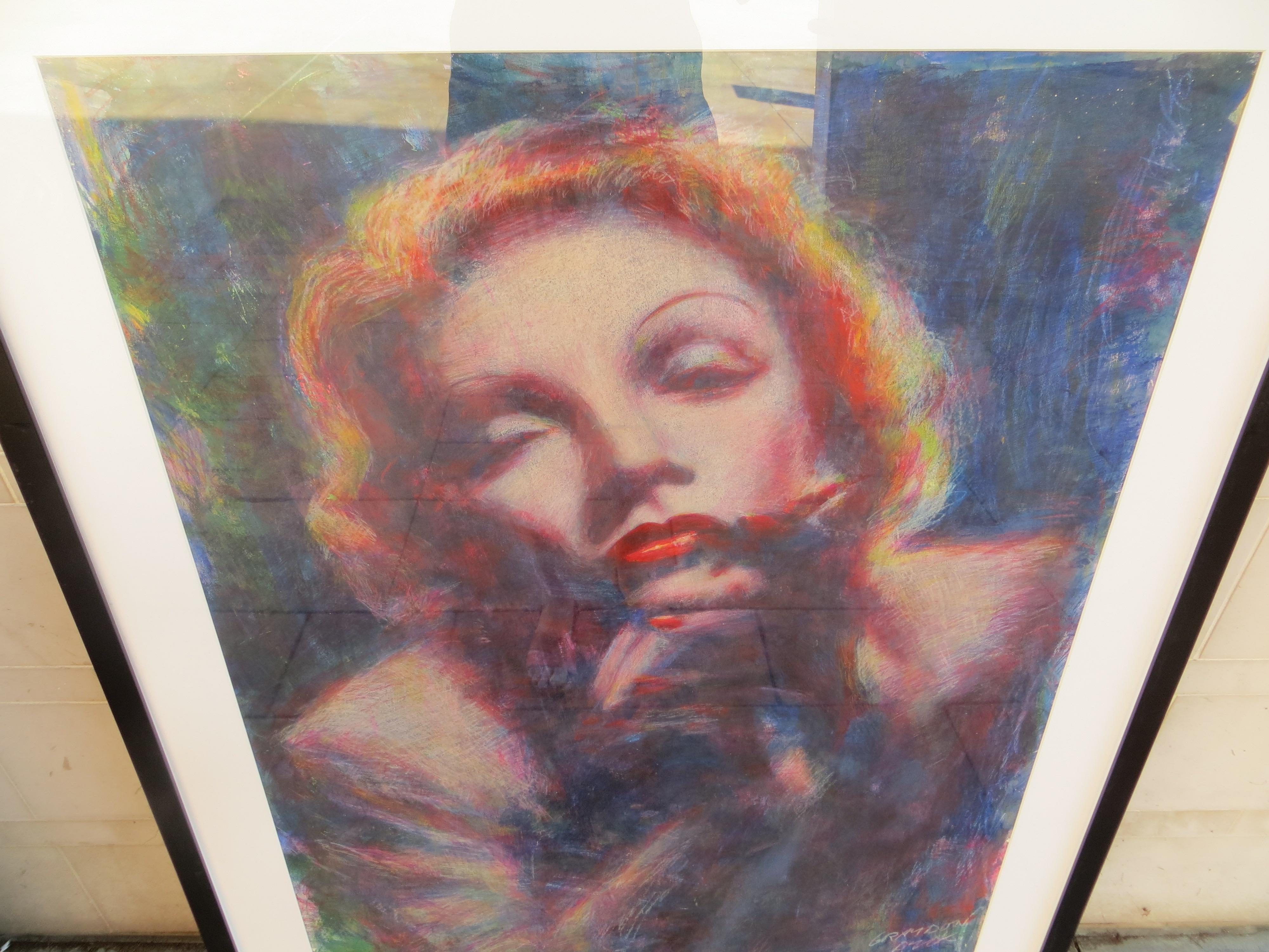 Marlene Dietrich Portrait by  Dyck Graydon  3