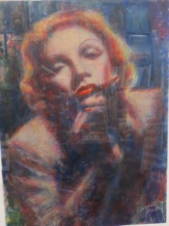 Marlene Dietrich Portrait by  Dyck Graydon