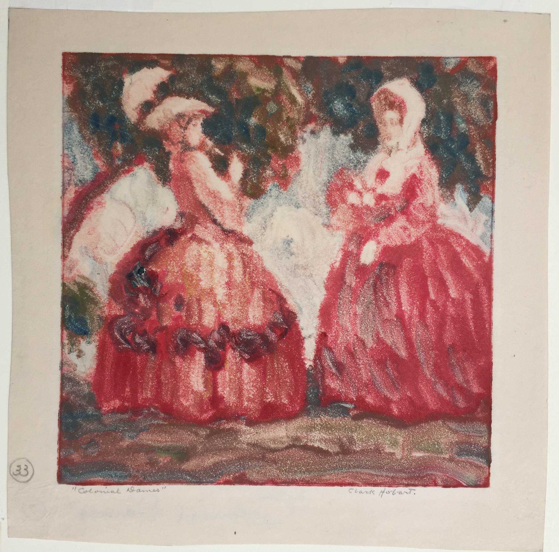 Colonial Dames - Art by Clark Hobart