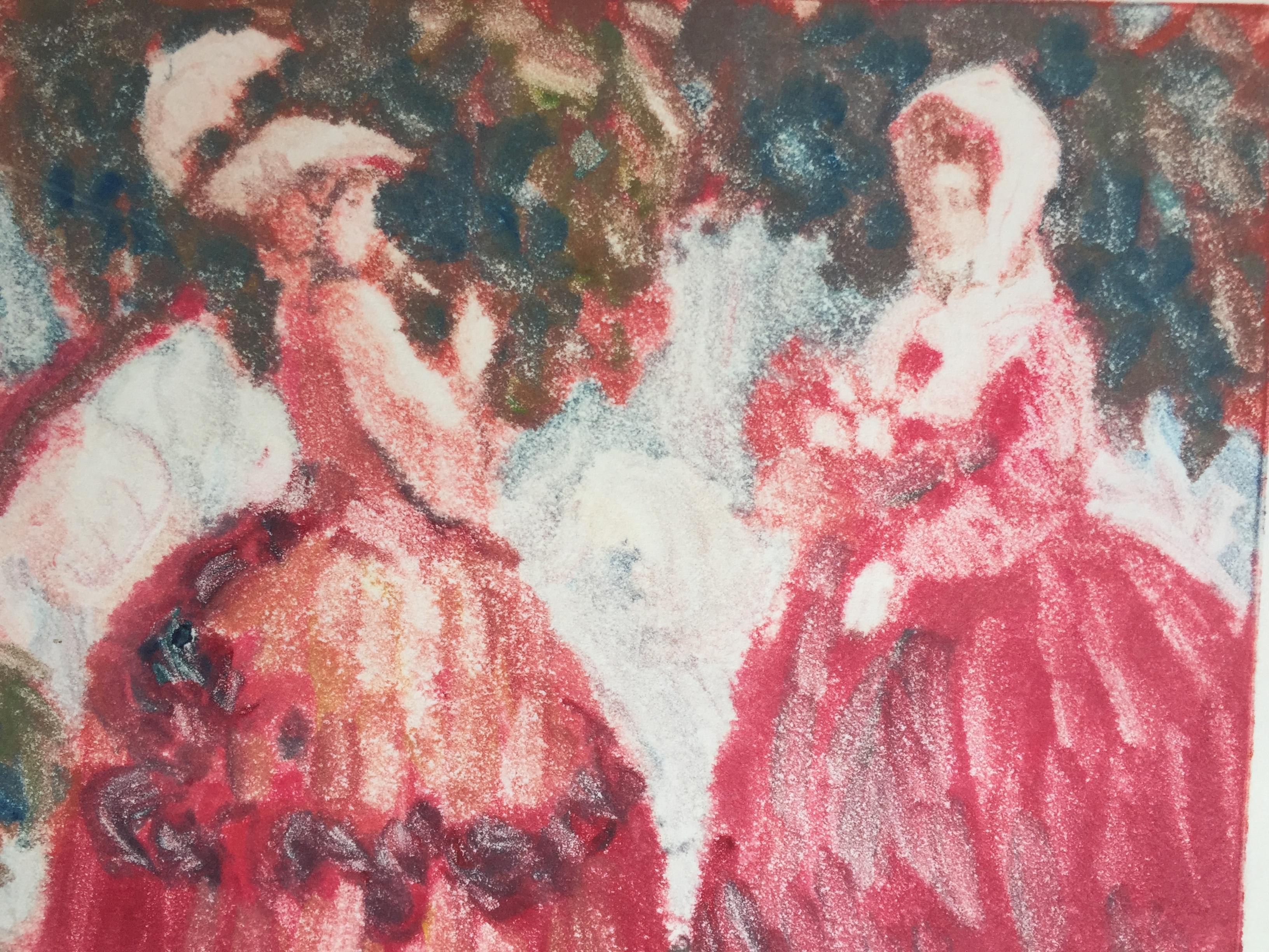 Colonial Dames - American Impressionist Art by Clark Hobart