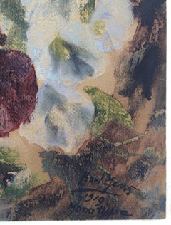 FLOWERS - Exhibited in 1997 Smithsonian Monotype Exhibition