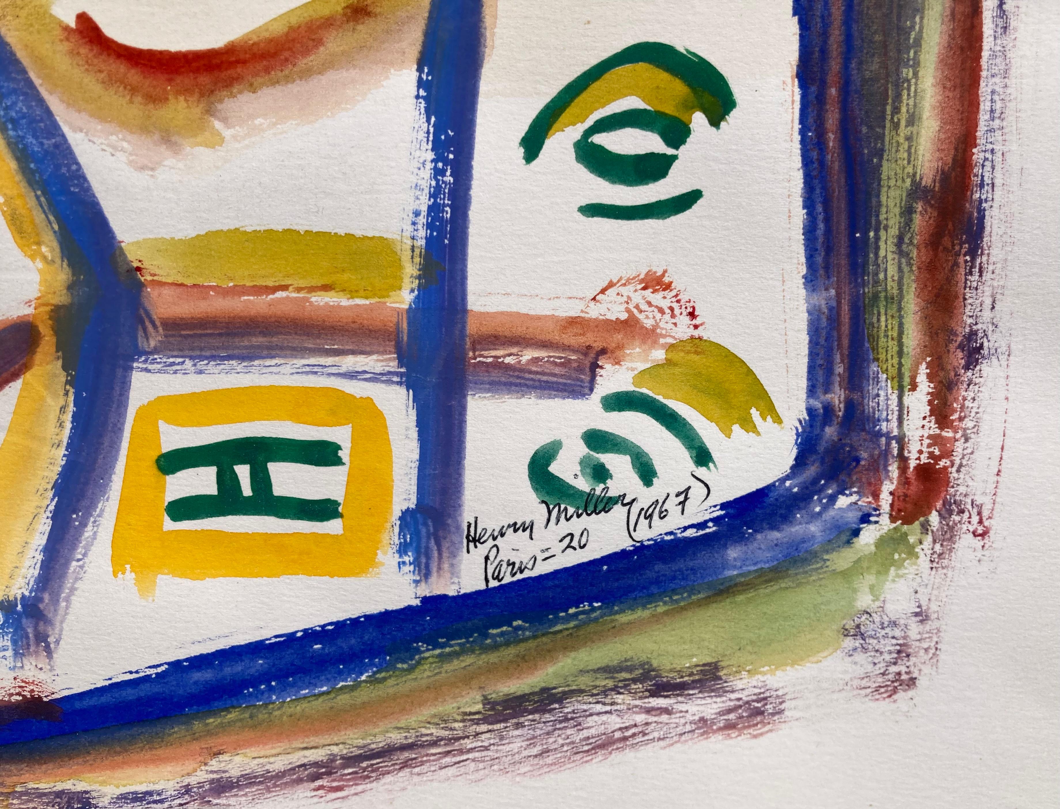 (CINQ VISAGES) - Art de Henry Miller