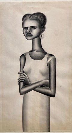 LA NEGRITA - Original Drawing for the Book "Negro Drawings"