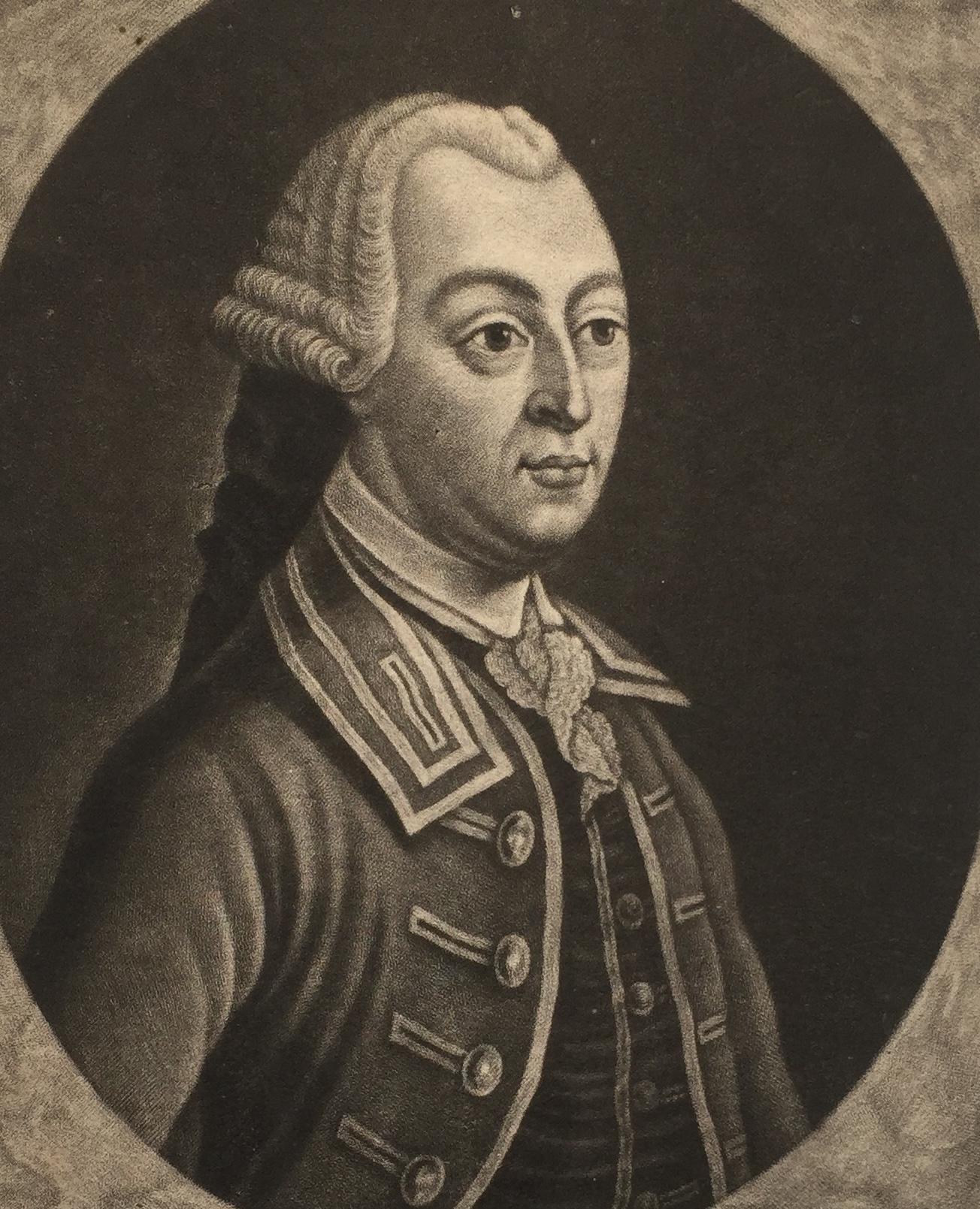  JOHN HANCOCK - Lifetime Portrait  - Signer of the Declaration of Independence  - Print by John Wilkinson