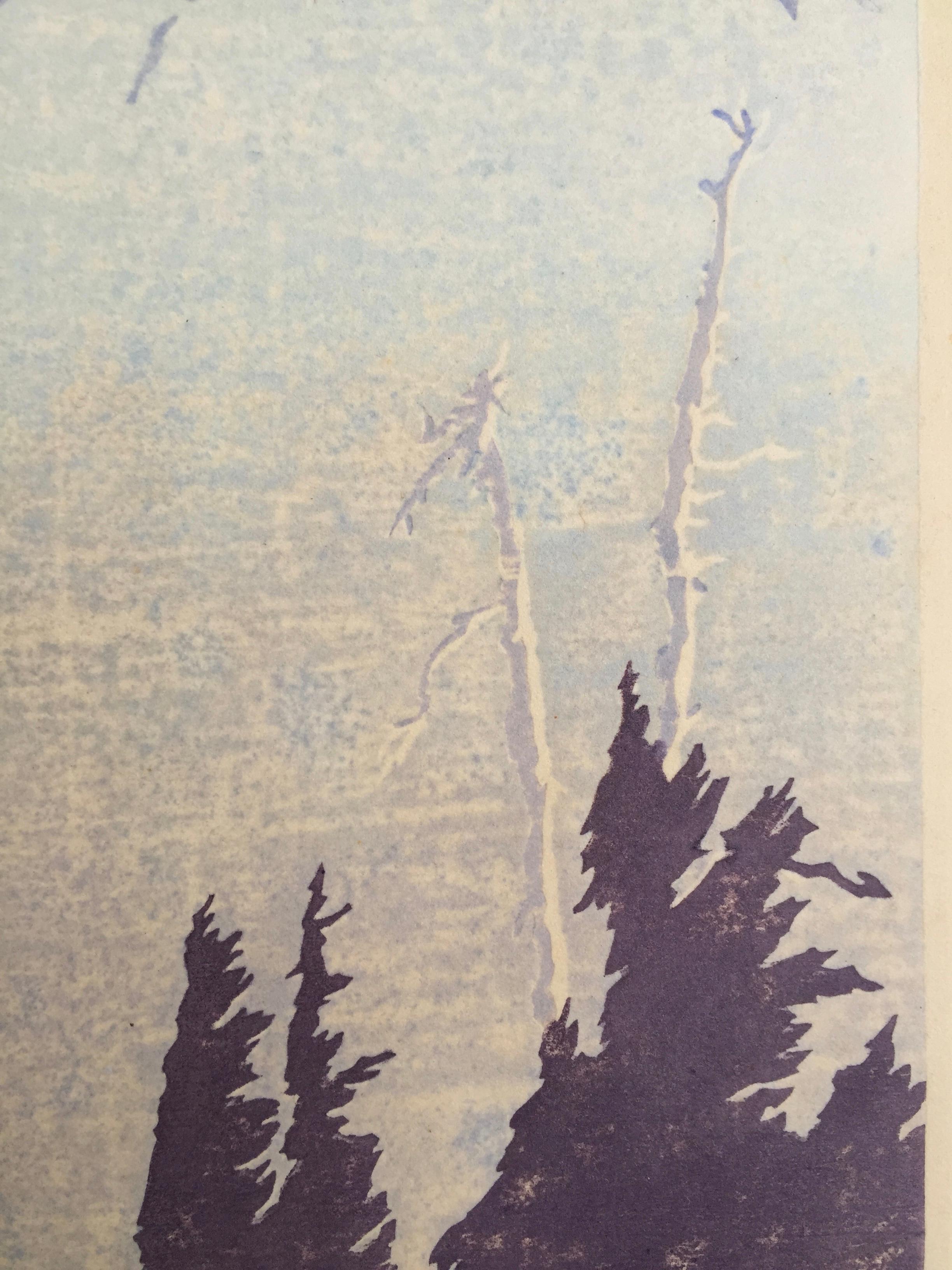 Mount Baker / Koma Kulsham, Washington State - American Modern Print by Wendell Corwin Chase