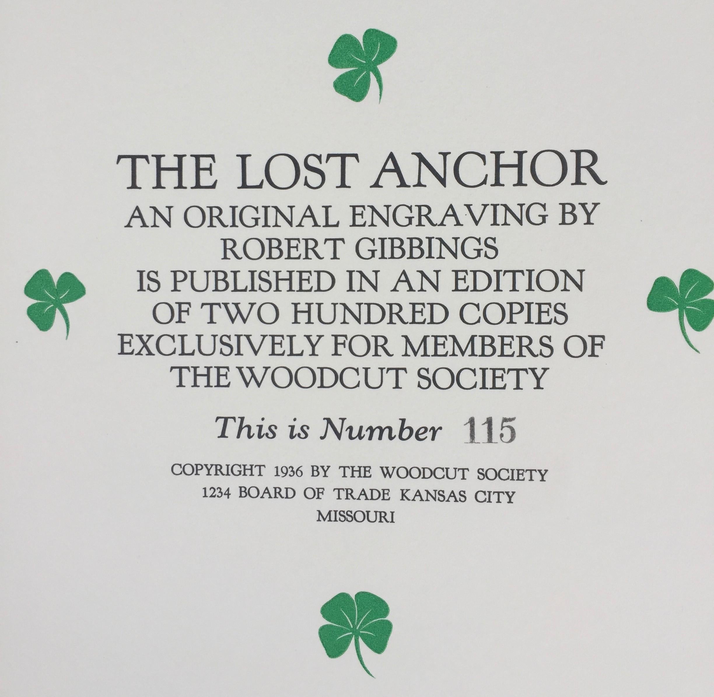 The Lost Anchor - Print by Robert Gibbings