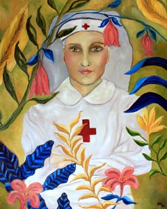 Portrait Oil on Canvas -- Clara