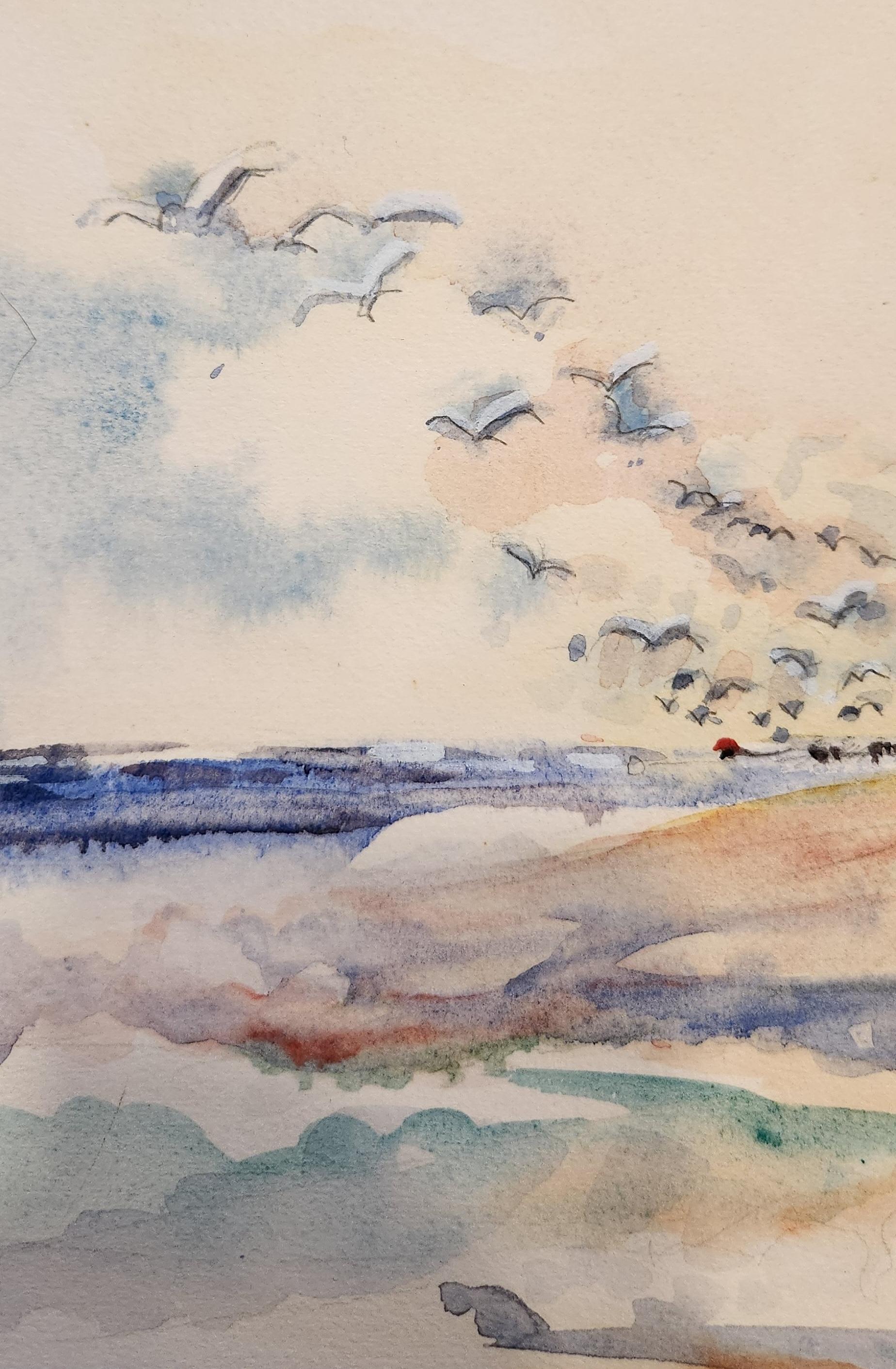 Aquarelle sur papier - 