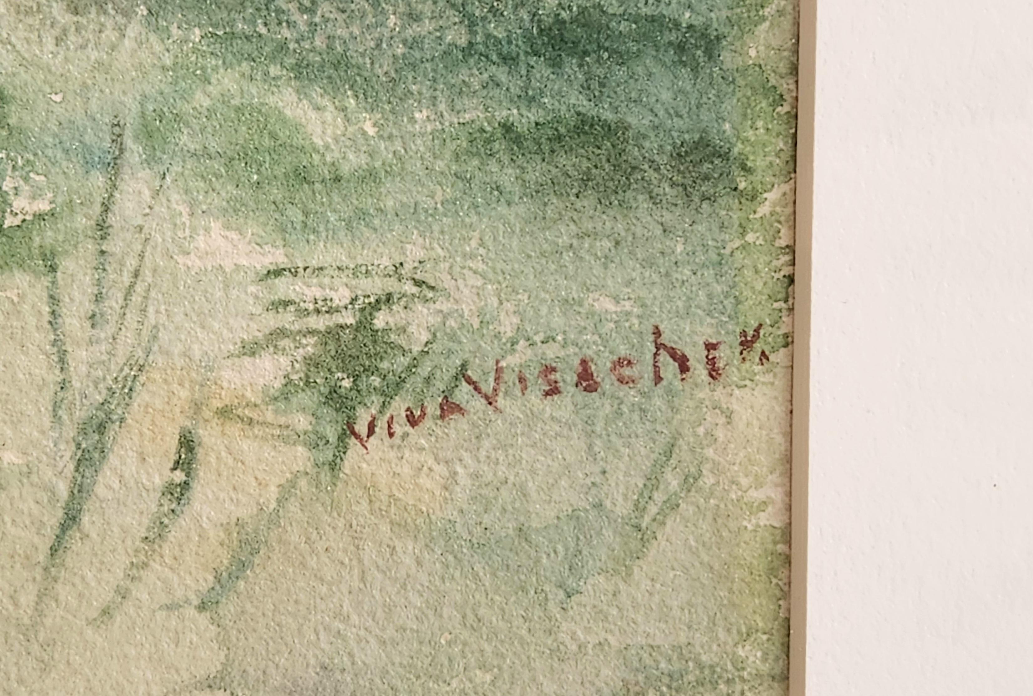 Pittura di paesaggi ad acquerello -- Paesaggio del Nord - Art di Glenn Visscher