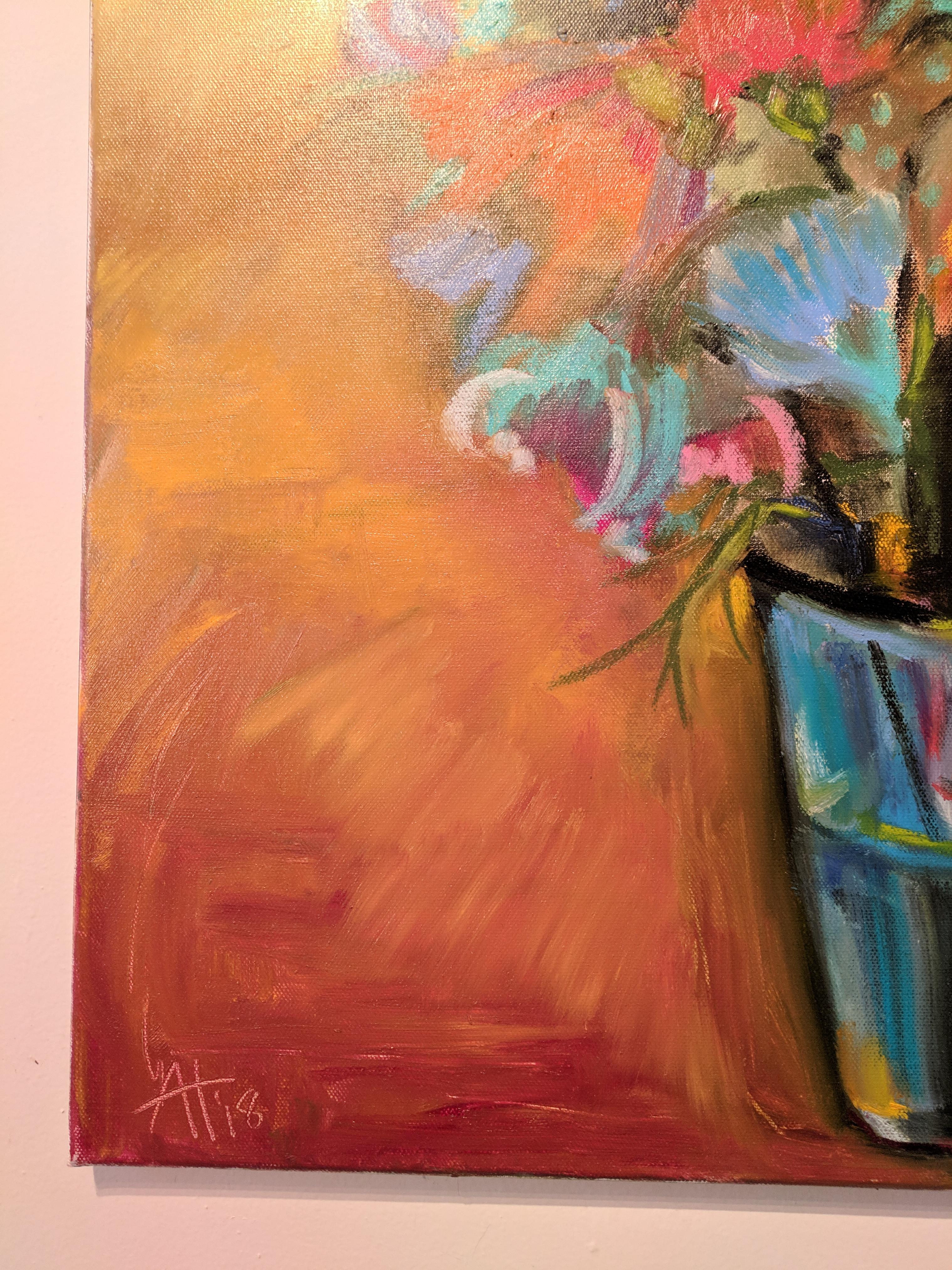 Painting on Canvas  -- The Vase 5