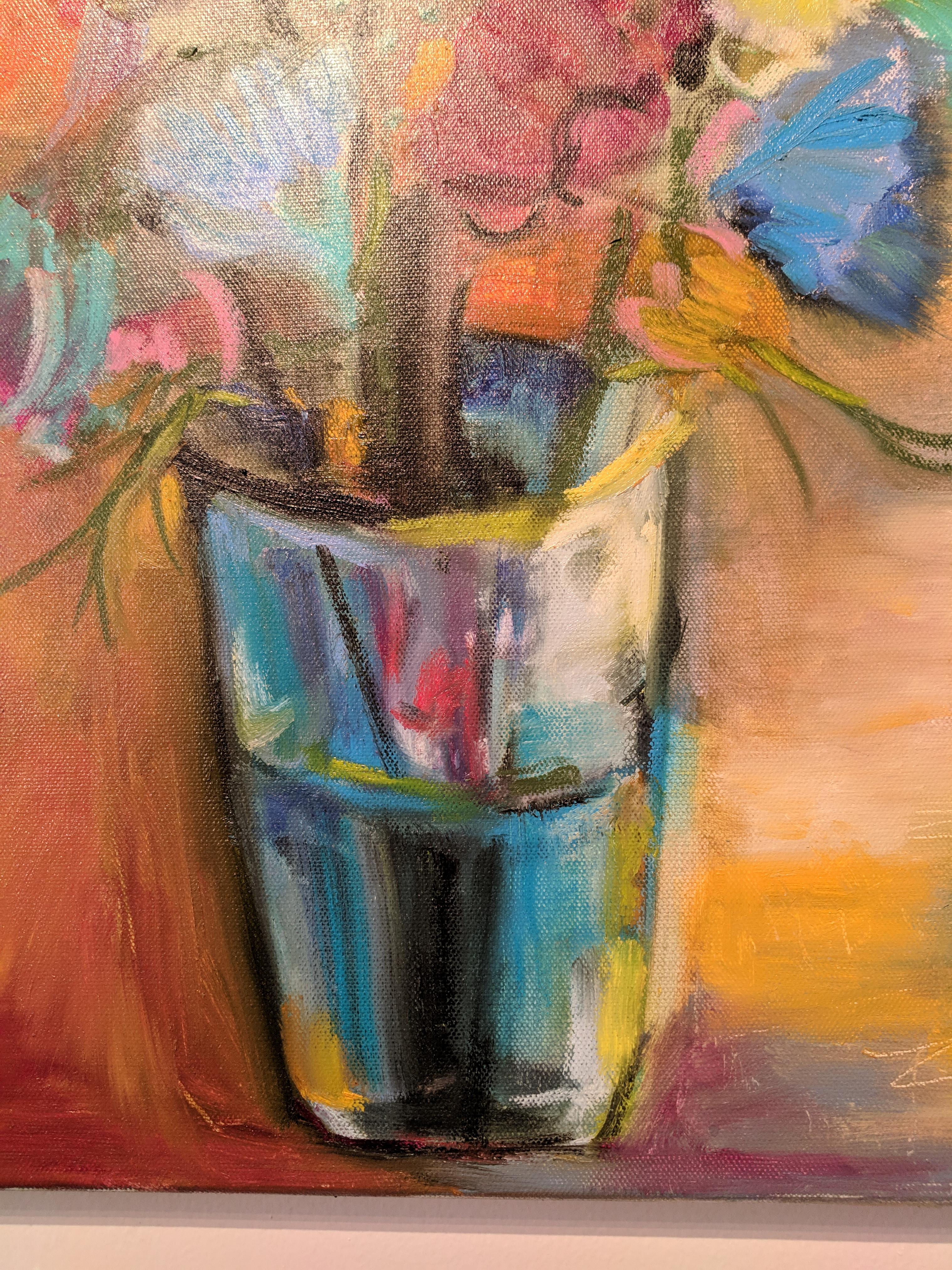 Painting on Canvas  -- The Vase 6