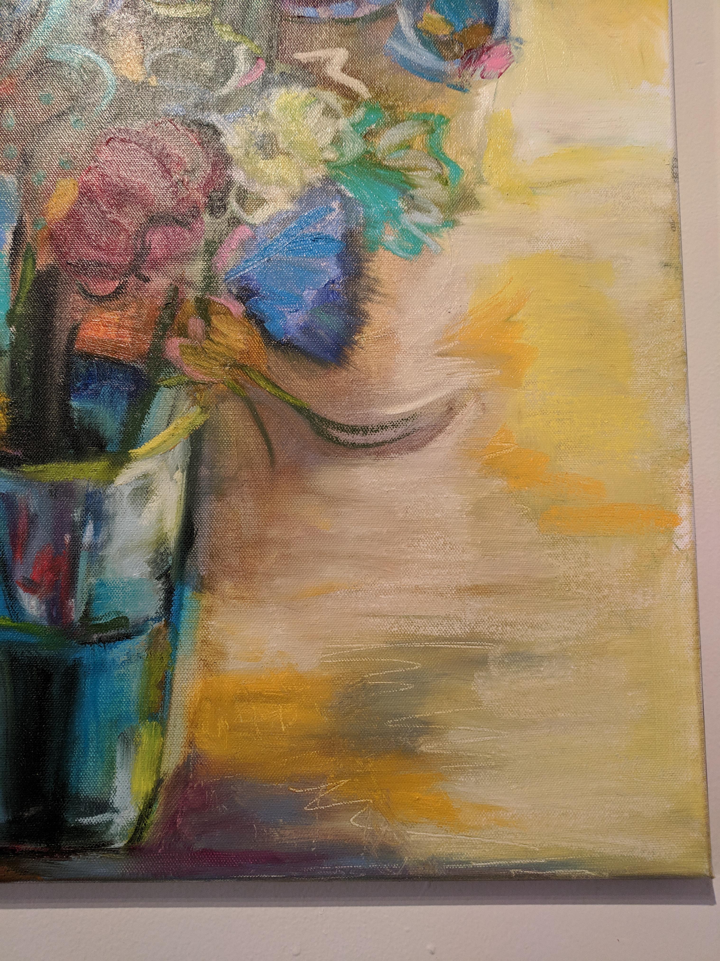 Painting on Canvas  -- The Vase 7