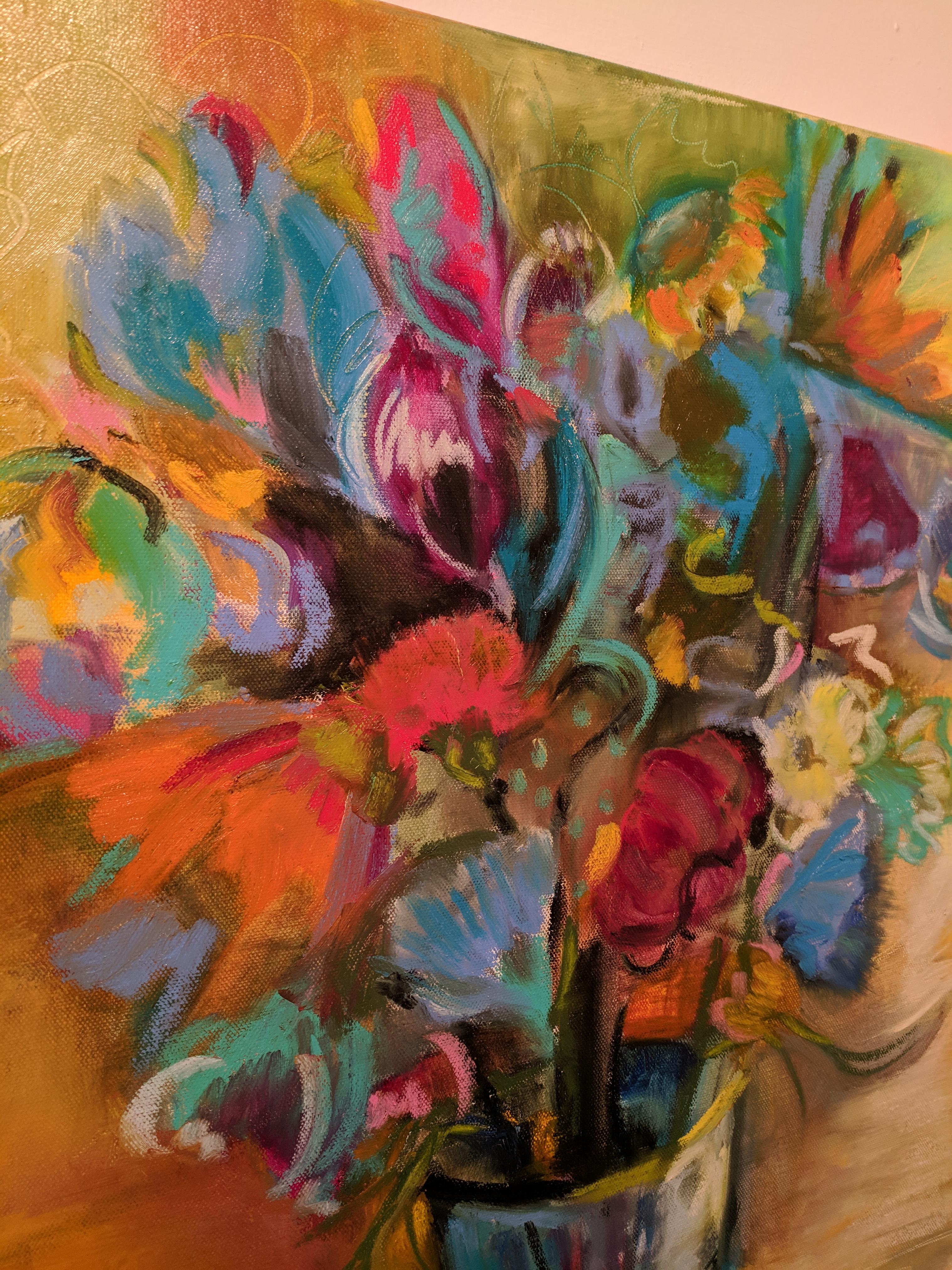 Painting on Canvas  -- The Vase 2