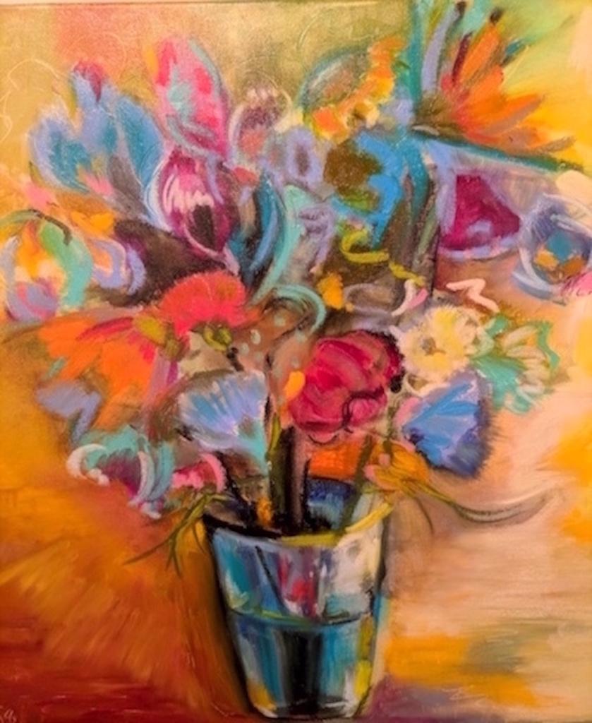 Painting on Canvas  -- The Vase 9