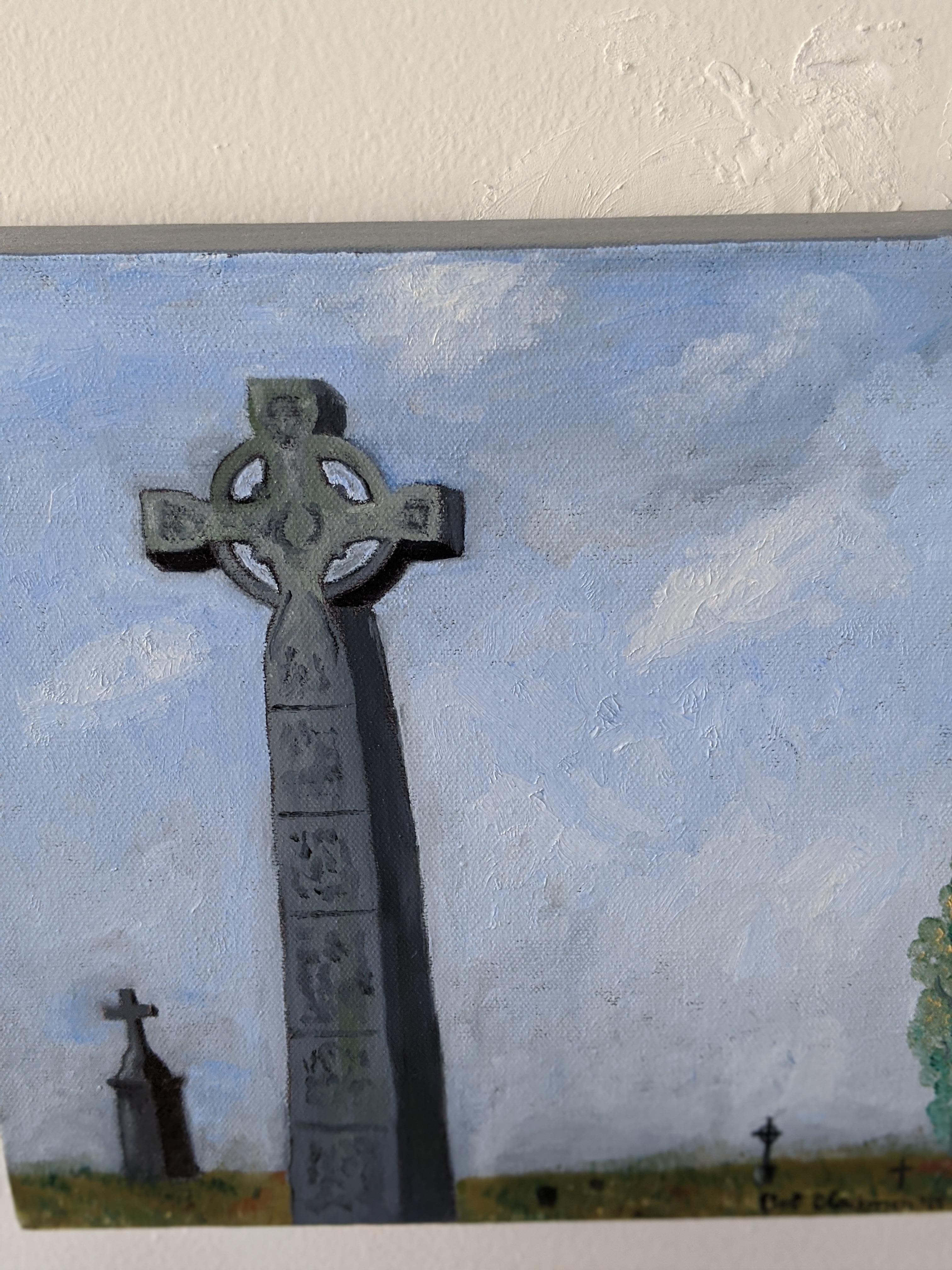Oil on Canvas-- Clonmacnoise For Sale 1