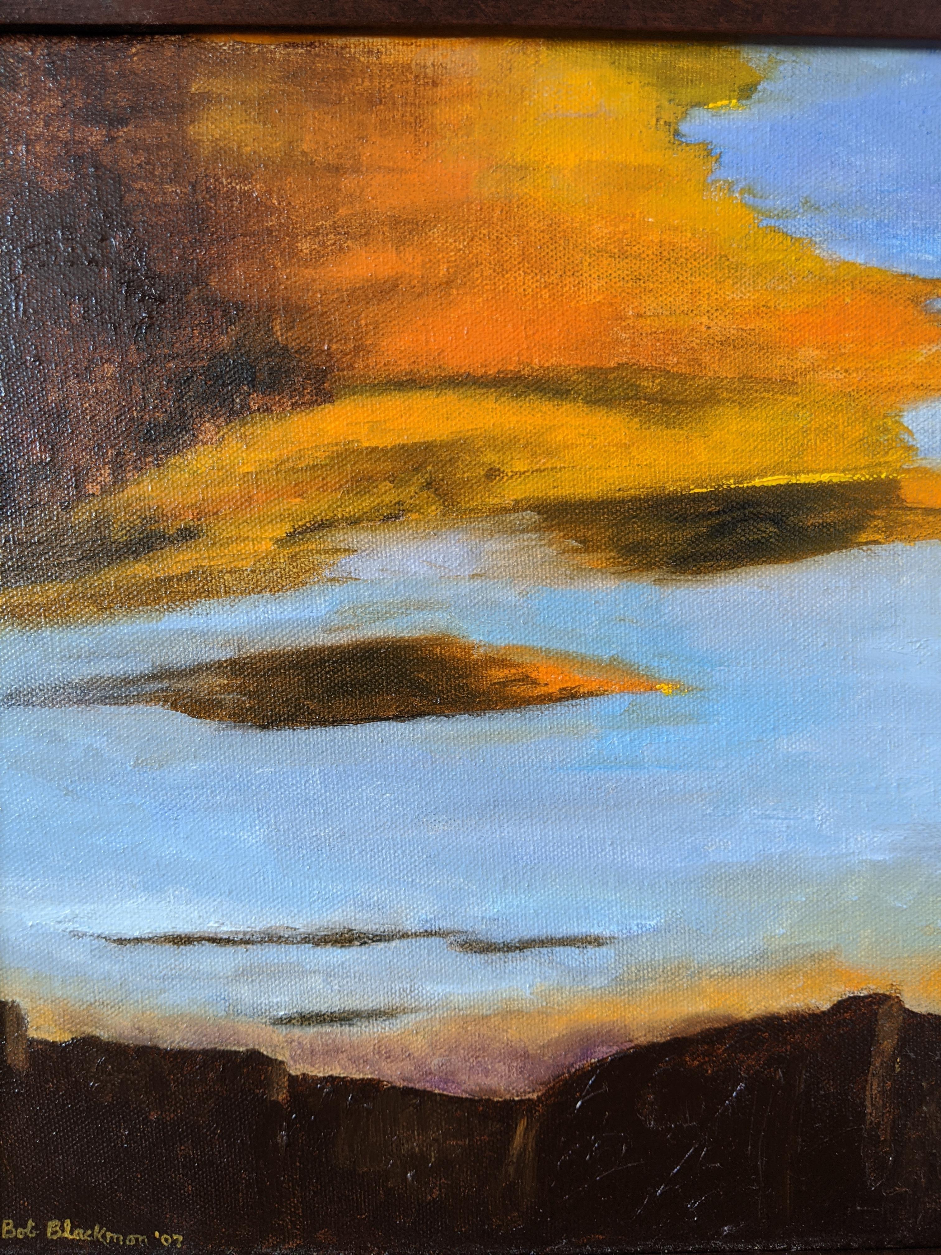 Oil on Canvas - Sedona Sunset -- After A Storm For Sale 1