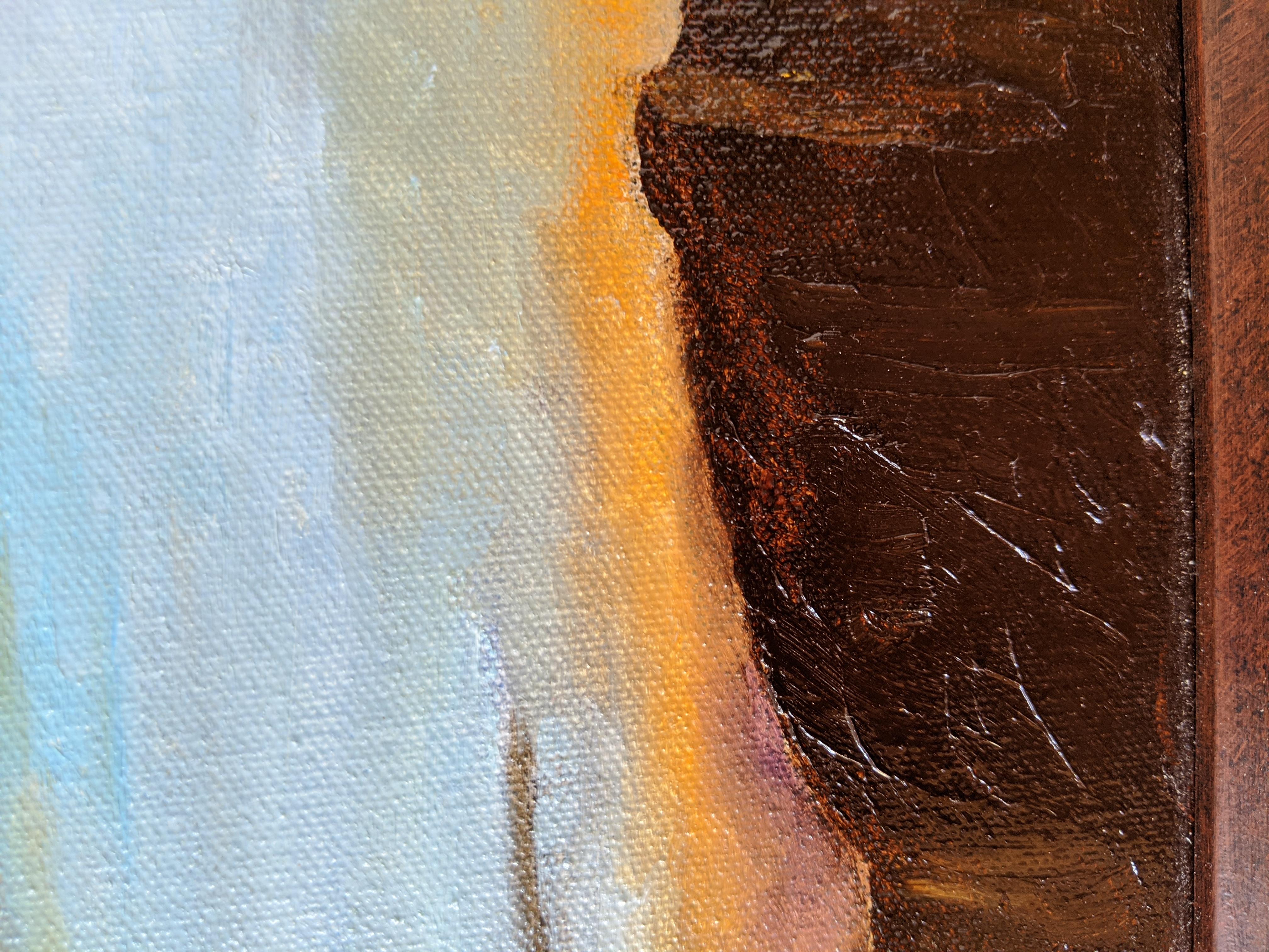 Óleo sobre lienzo - Atardecer en Sedona -- Después de una tormenta en venta 10