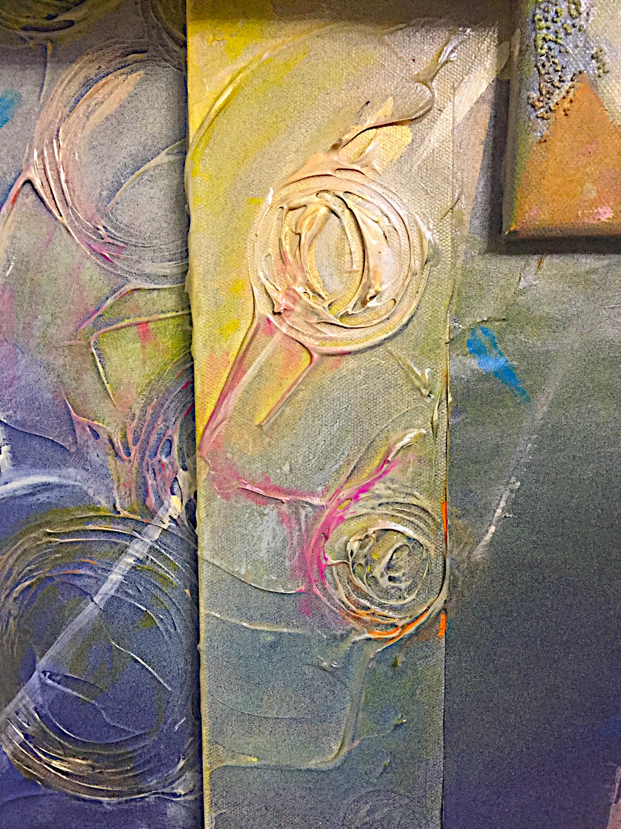 Obra de arte en técnica mixta -- Amanecer en venta 3