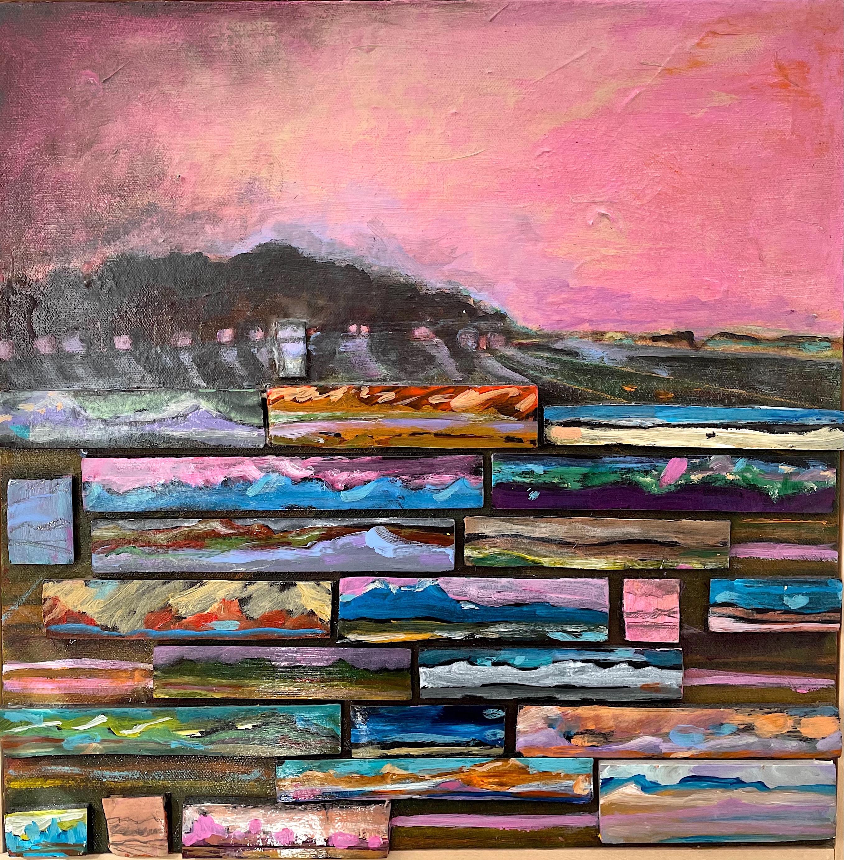 Peinture abstraite - Strata - Painting de Jacqueline Watsky