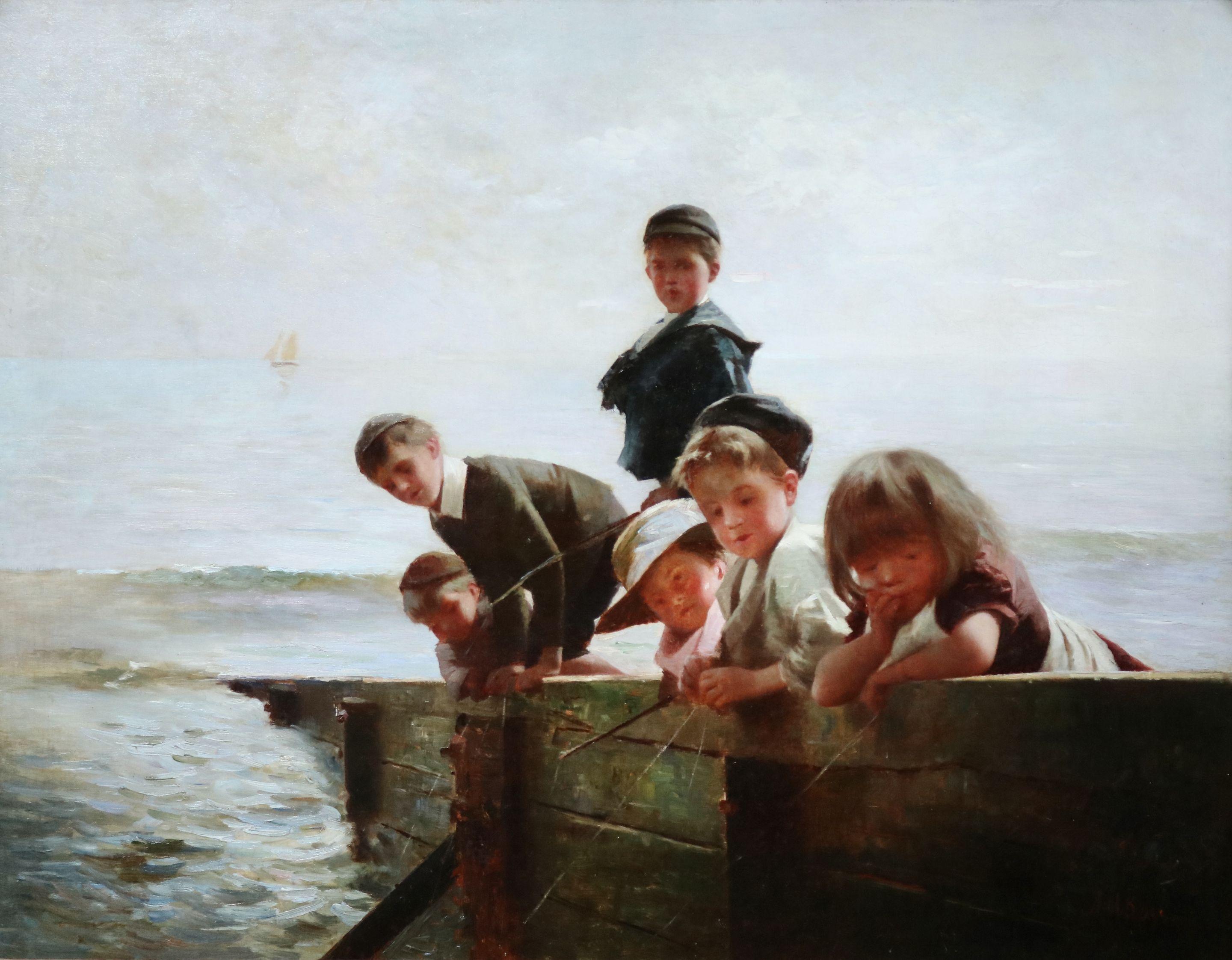 The Fishing Party - Painting by Alexander Rossi