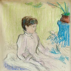Impressionist Portrait Drawings and Watercolours