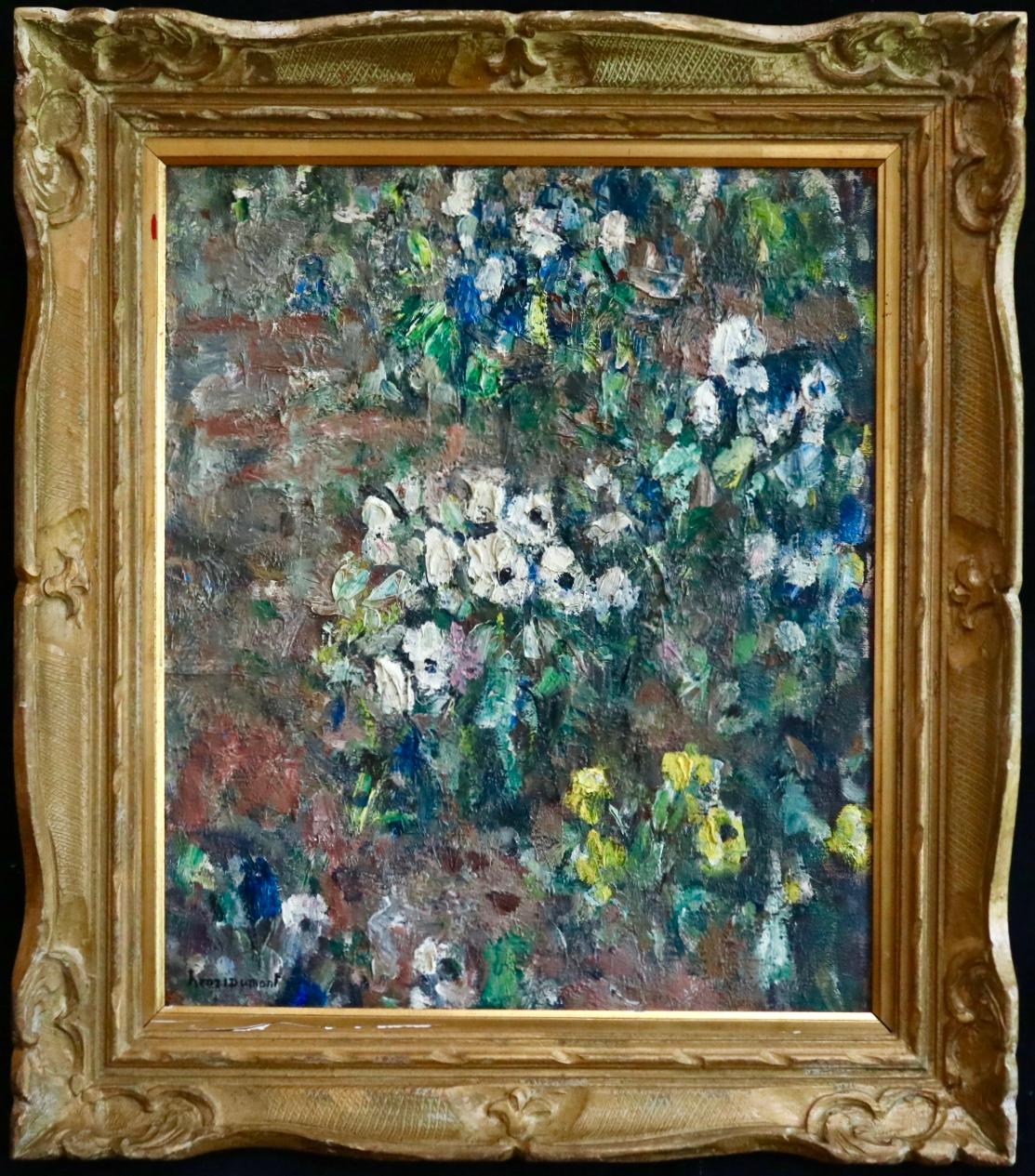 Henri Julien Dumont Still-Life Painting - Giverny - Fleurs