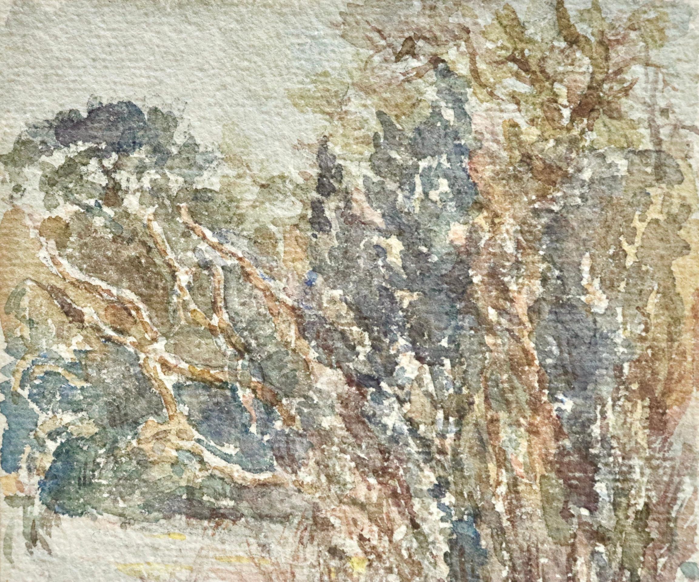 Aquarell auf Papier um 1905 von Henri Duhem, das Vögel im Schnee in einer Wintergartenszene darstellt. Signiert unten rechts. Dieses Gemälde ist derzeit nicht gerahmt, aber ein passender Rahmen kann bei Bedarf beschafft werden.

Henri Duhem