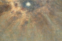 Sunrise over Paris - 19th Century Impressionist Oil, Riverscape - Gaston Prunier