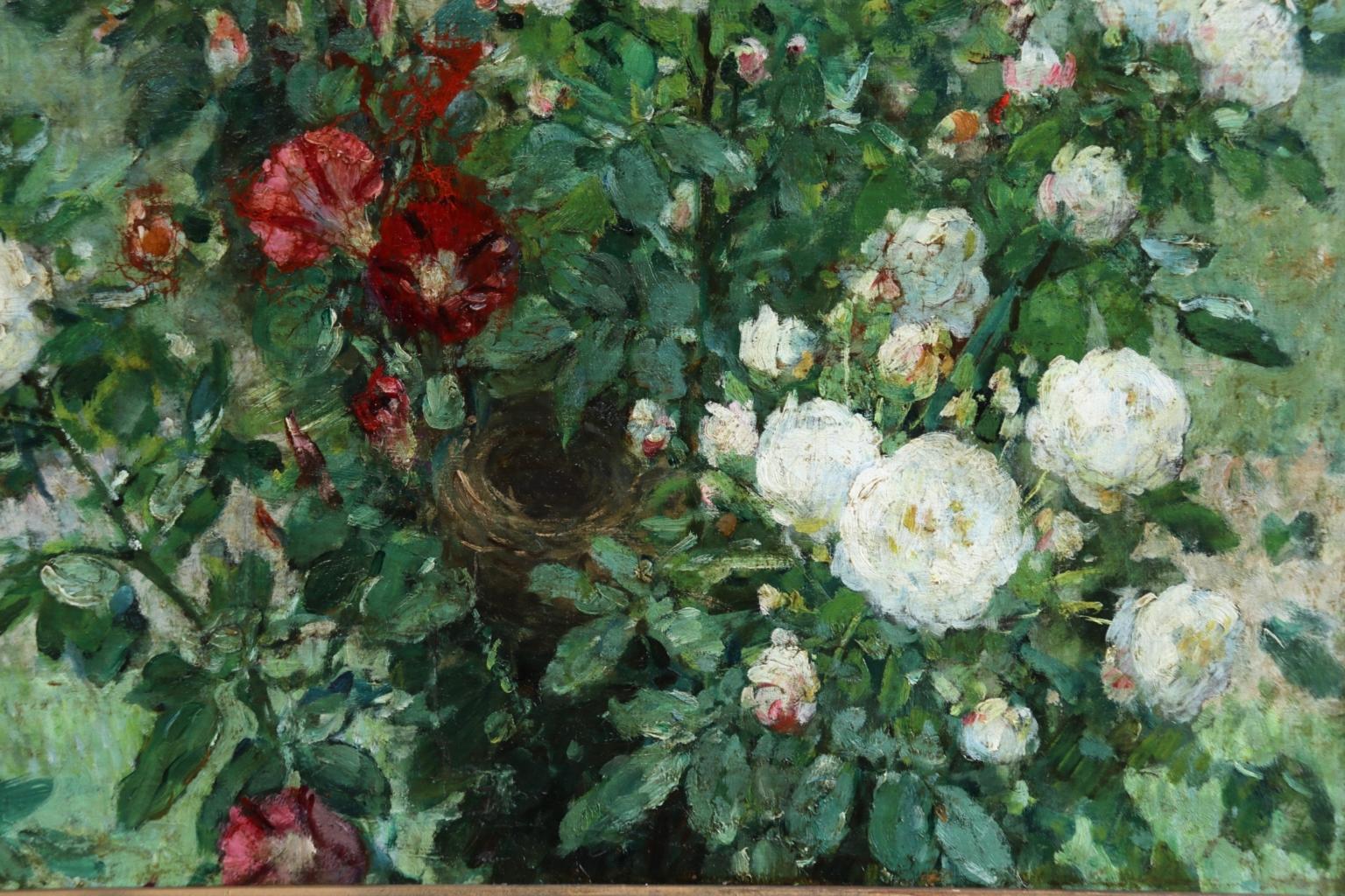 Roses - Impressionist Painting by Ernest Quost