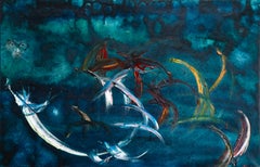 Flying Fishes - Canada - Modernist Oil, Fish 
Wolf by Soshana Afroyim