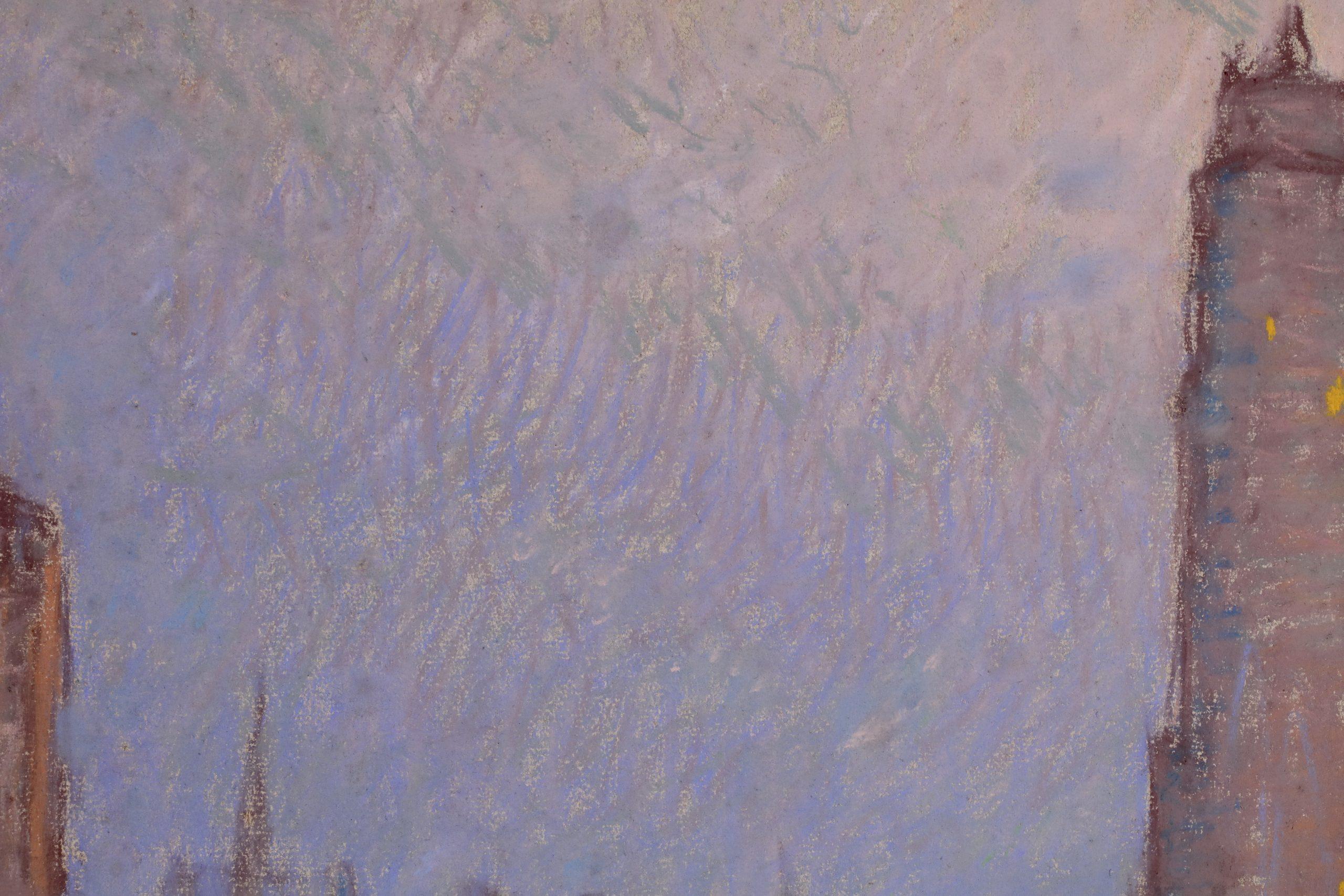 Ritz Tower, New York - Paesaggio impressionista pastello di William Samuel Horton 1