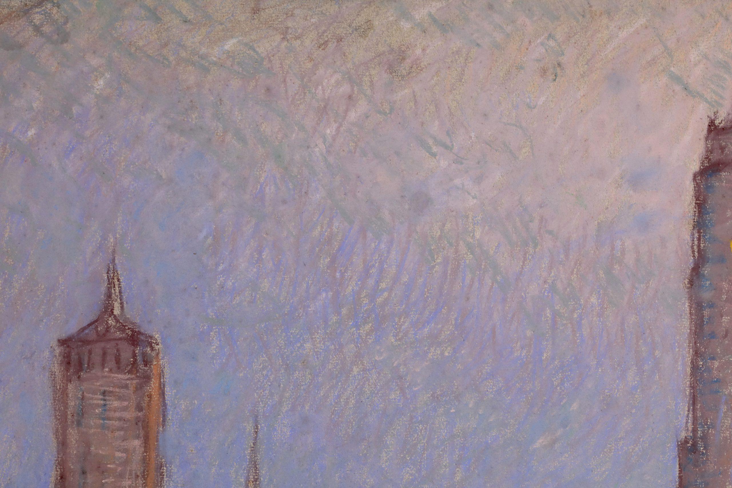 Ritz Tower, New York - Paesaggio impressionista pastello di William Samuel Horton 7