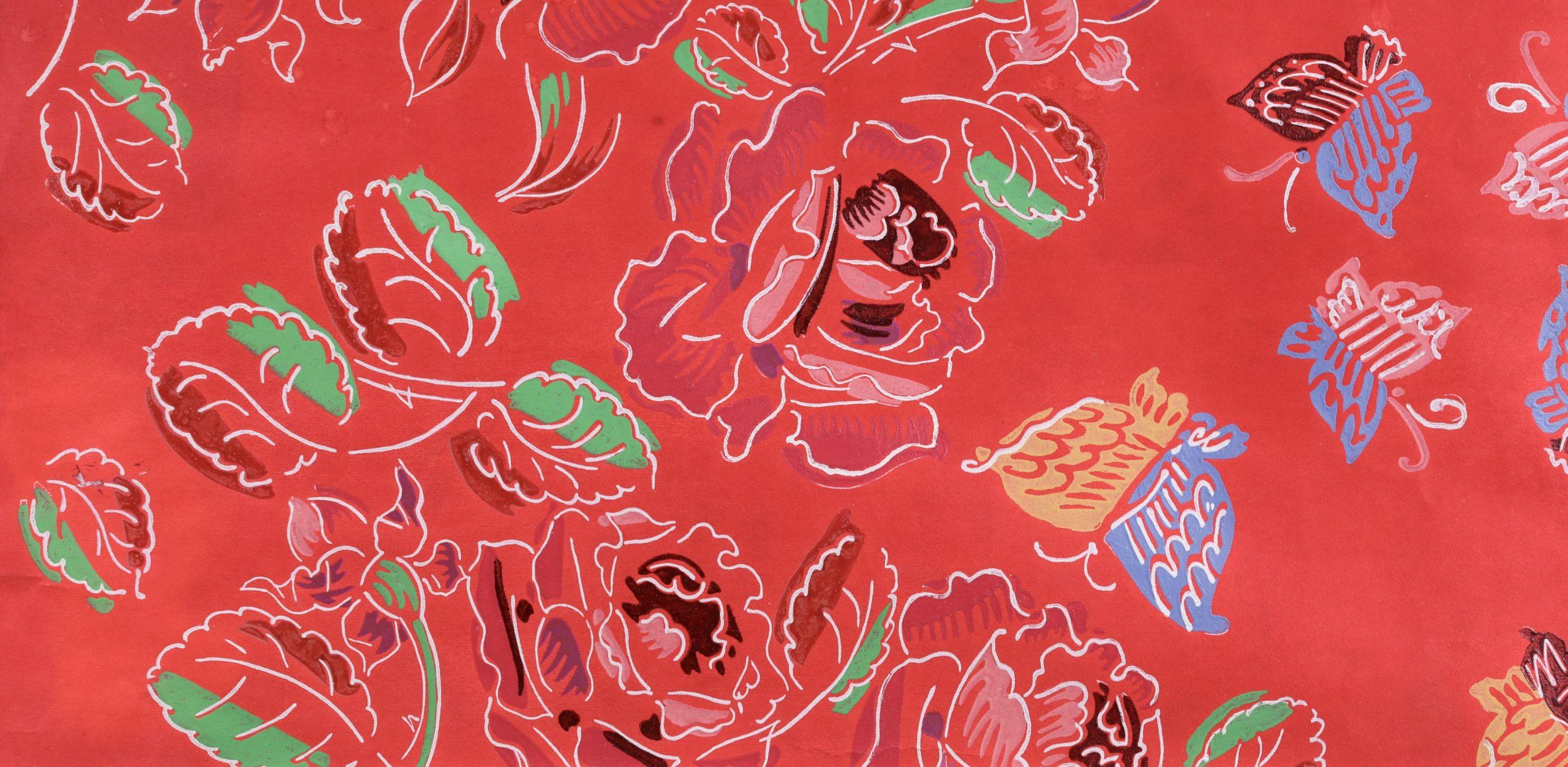 Fleurs et Papillons - Flores Fauvistas Acuarela y Gouache de Raoul Dufy