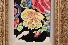 Projet de Tissus - Fauvistische Blumen Aquarell & Gouache von Raoul Dufy, Projet de Tissus