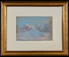 Etude de Ciel - Impressionistische Landschaftsstudie in Pastell von Eugene Boudin