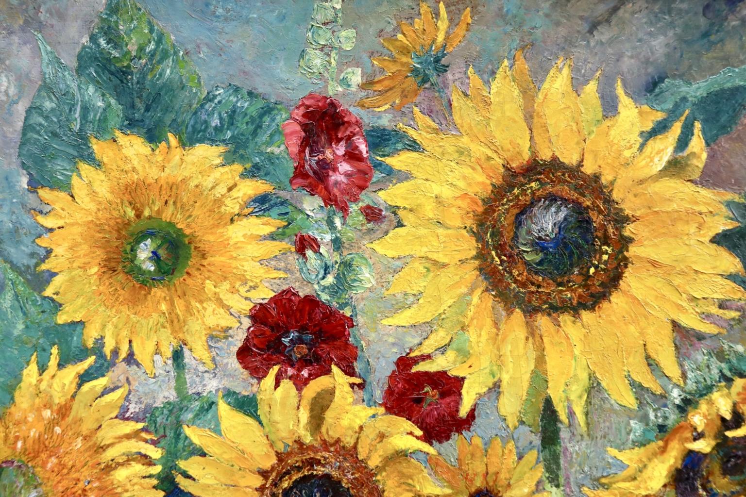 Soleils et Potirons - Impressionist Oil, Flowers & Vegetables by Bernardus Klene 5