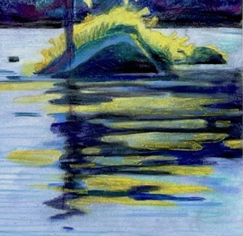 impressionism color pencil drawing