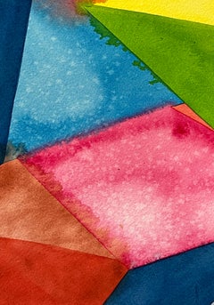 Today, 2024, colorful, abstract, watercolor on paper