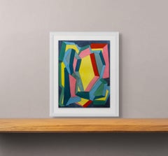 Mucha Abstracción Geométrica Maravillosa y Colorida con Atrevidas Formas Superpuestas