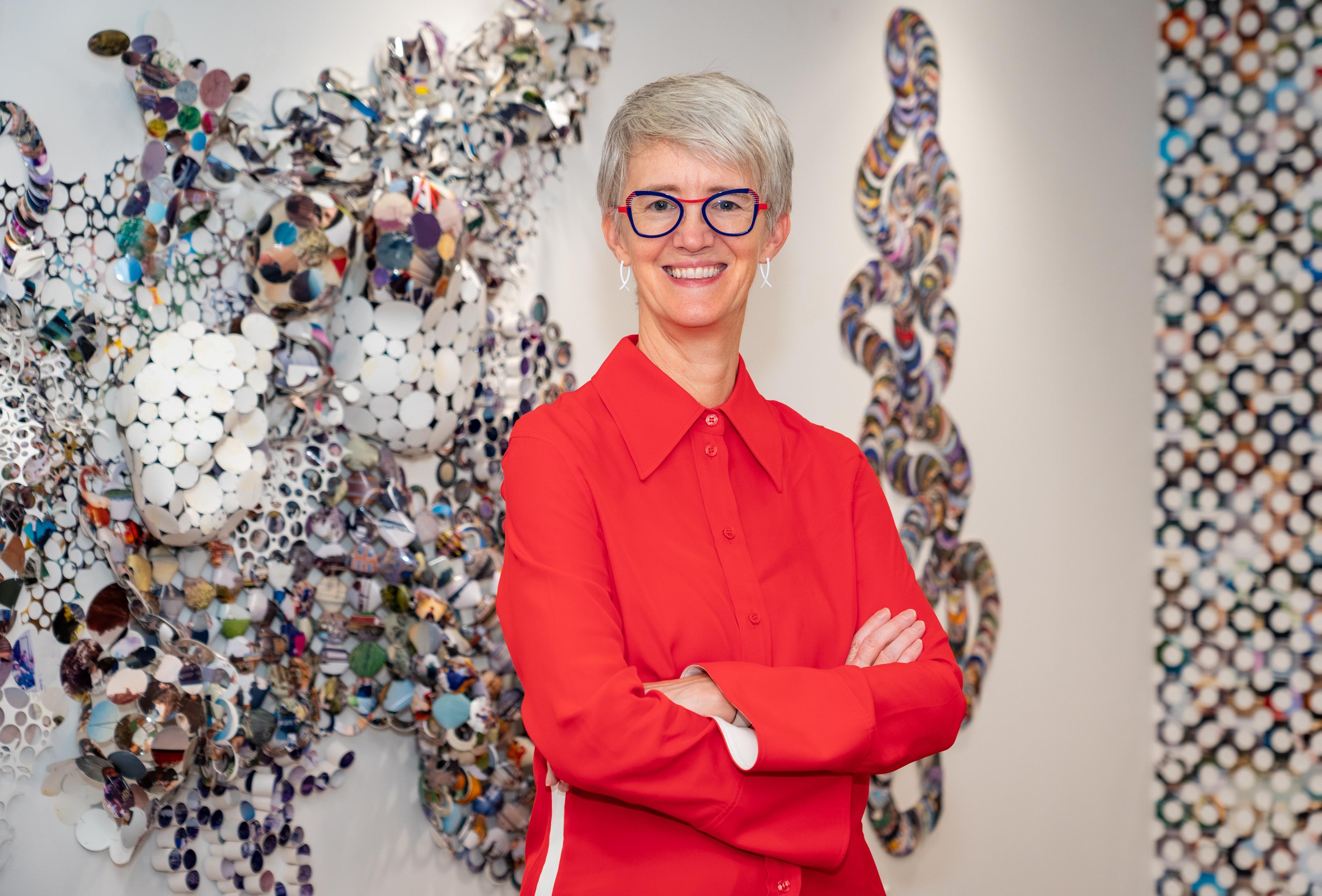 Scribble, Flowing Abstract Collage of Photographic Elements, 17 x 14 in For Sale 4