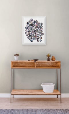 Gloss, 17 x 14 in., Abstract Mixed-Media Collage Using Found Photographs